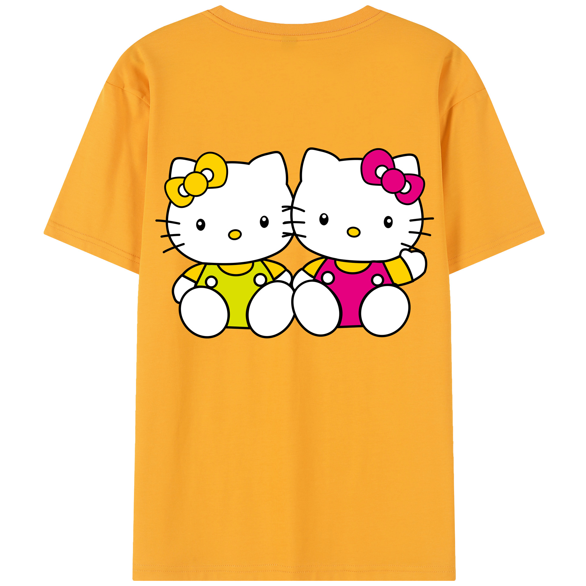 （画像用） Hello Kitty ハローキティ レディース半袖Tシャツ(バックプリント)