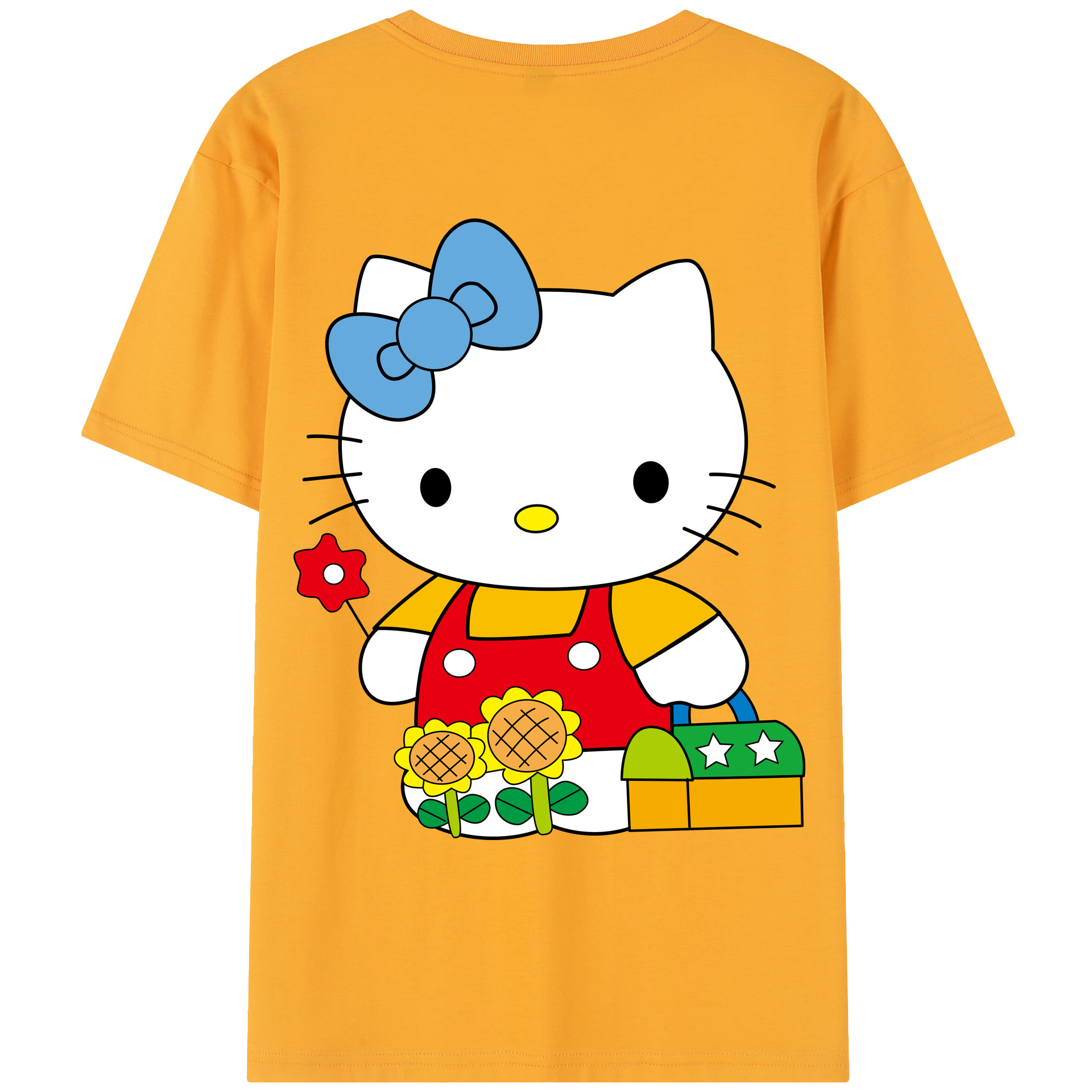 （画像用） Hello Kitty ハローキティ レディース半袖Tシャツ(バックプリント)