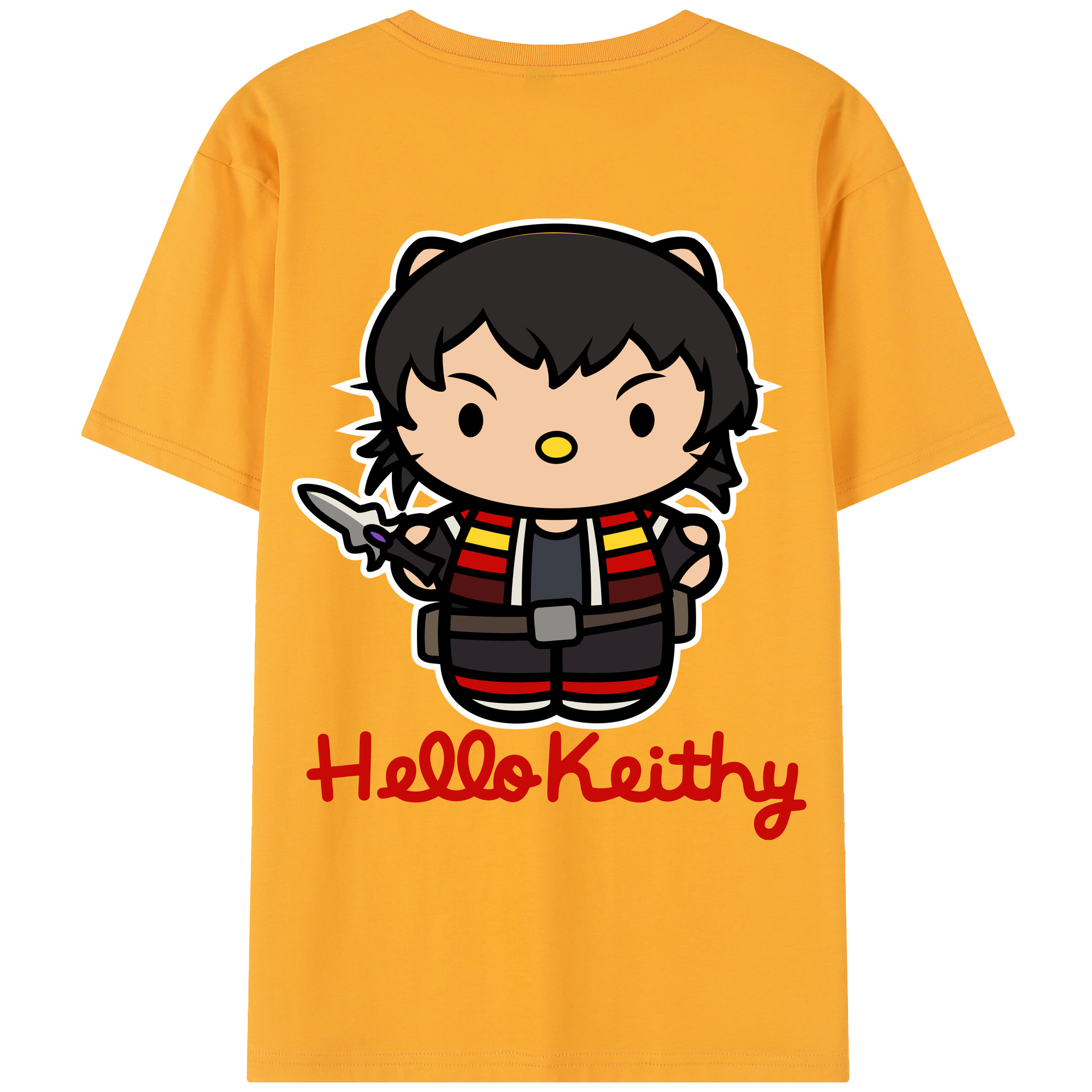 （画像用） Hello Kitty ハローキティ レディース半袖Tシャツ(バックプリント)