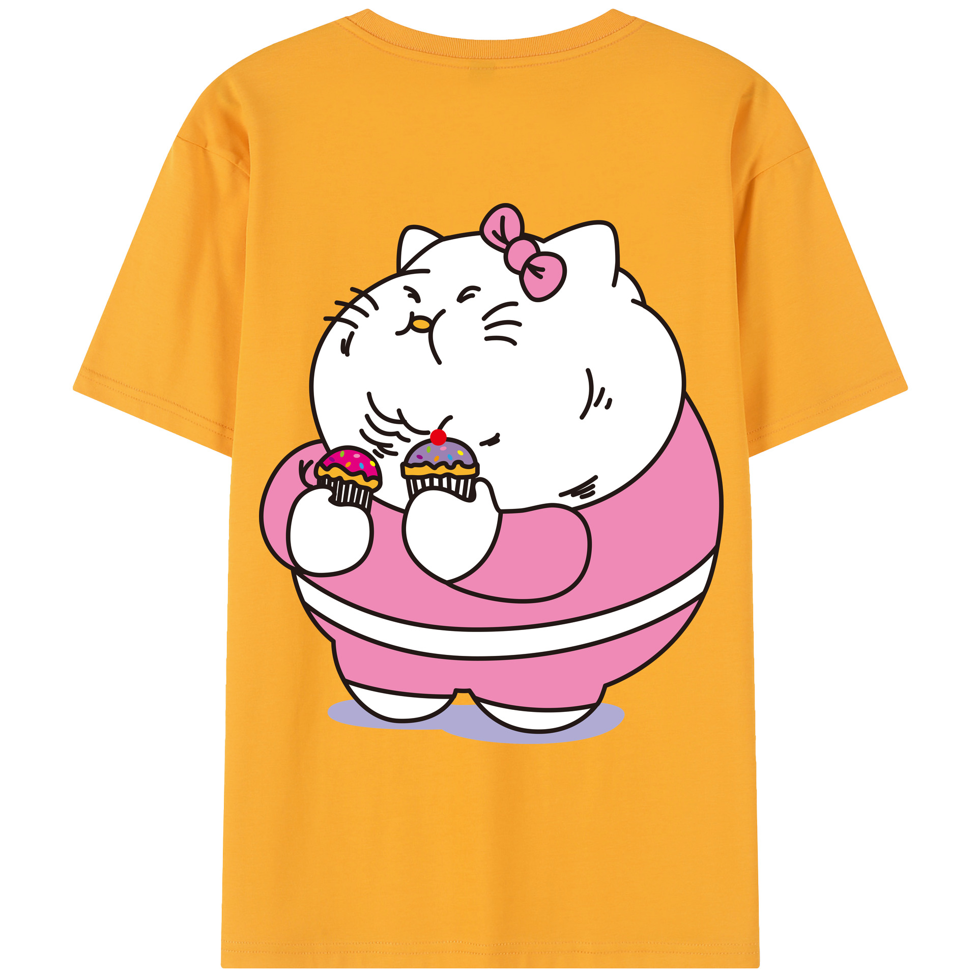 （画像用） Hello Kitty ハローキティ レディース半袖Tシャツ(バックプリント)