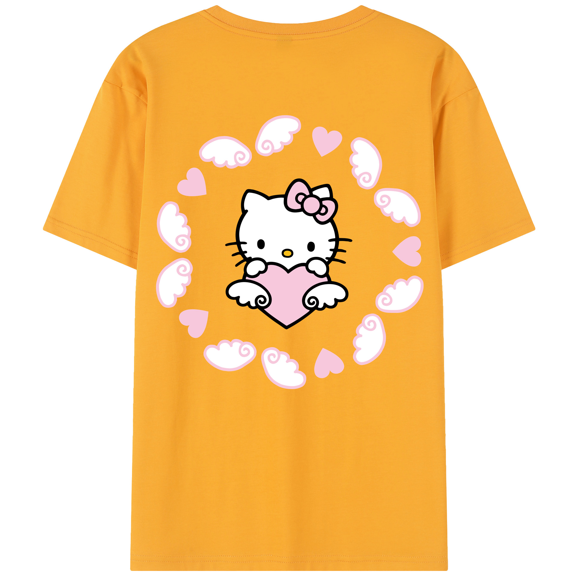 （画像用） Hello Kitty ハローキティ レディース半袖Tシャツ(バックプリント)