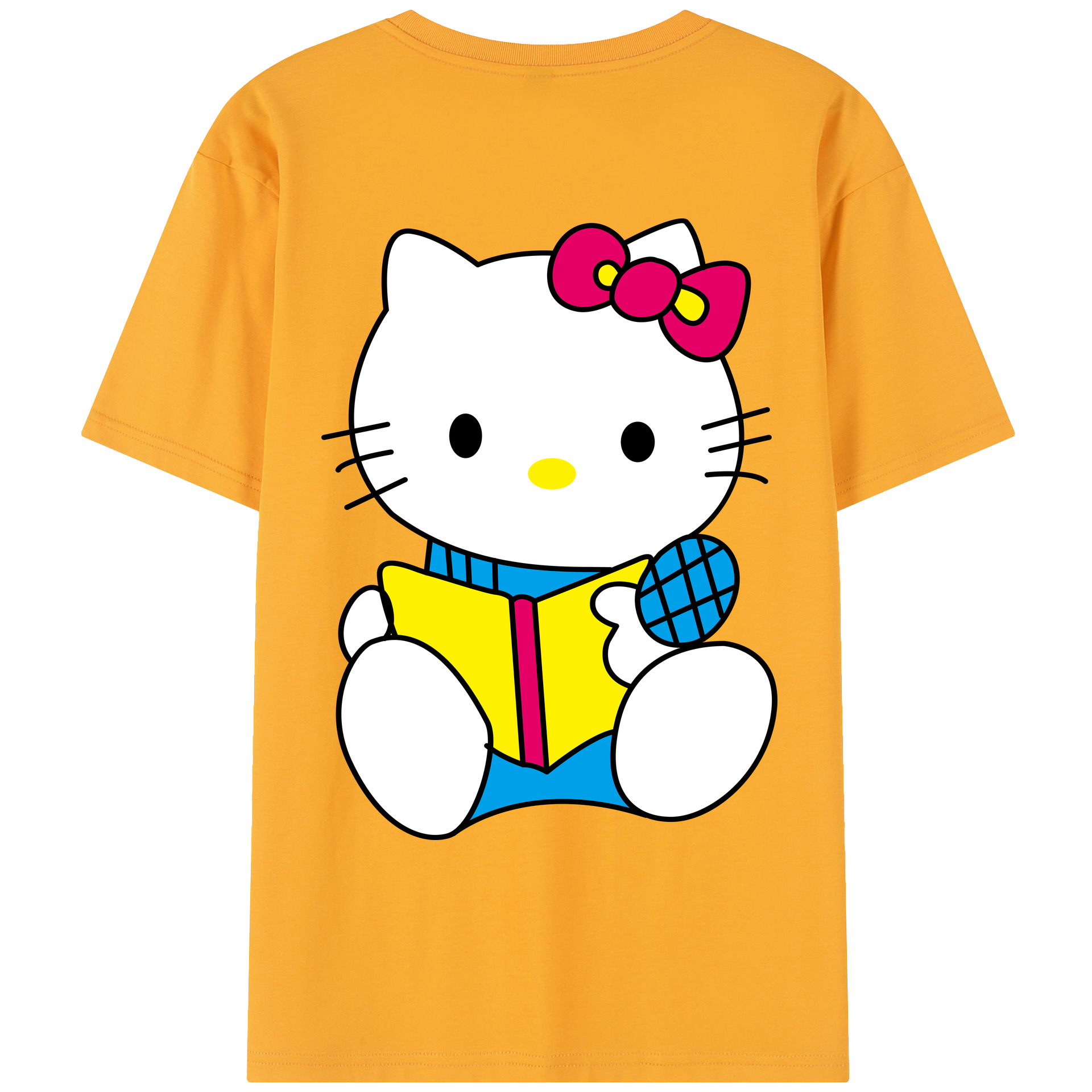 （画像用） Hello Kitty ハローキティ レディース半袖Tシャツ(バックプリント)