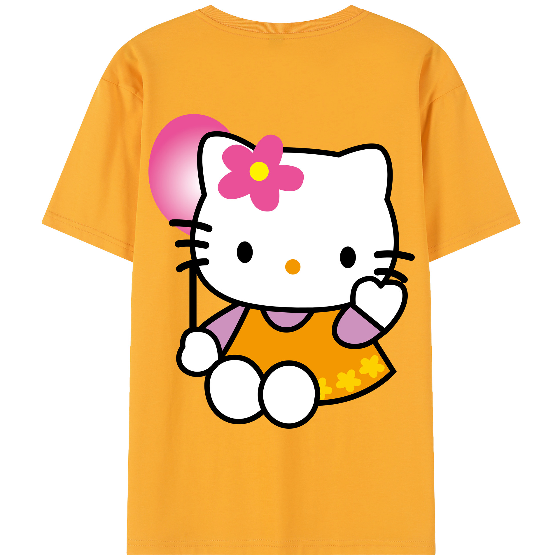 （画像用） Hello Kitty ハローキティ レディース半袖Tシャツ(バックプリント)