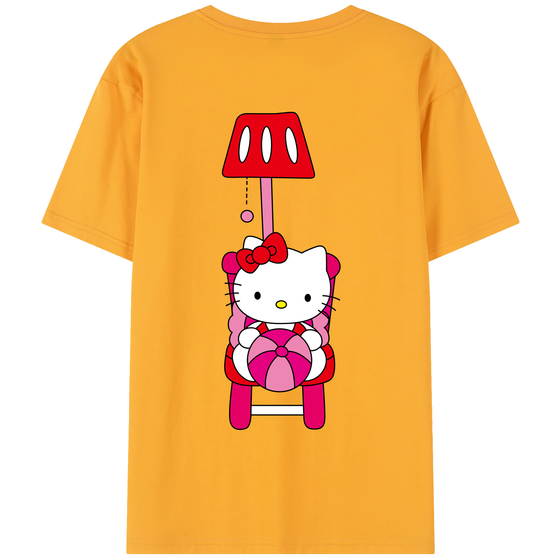 （画像用） Hello Kitty ハローキティ レディース半袖Tシャツ(バックプリント)