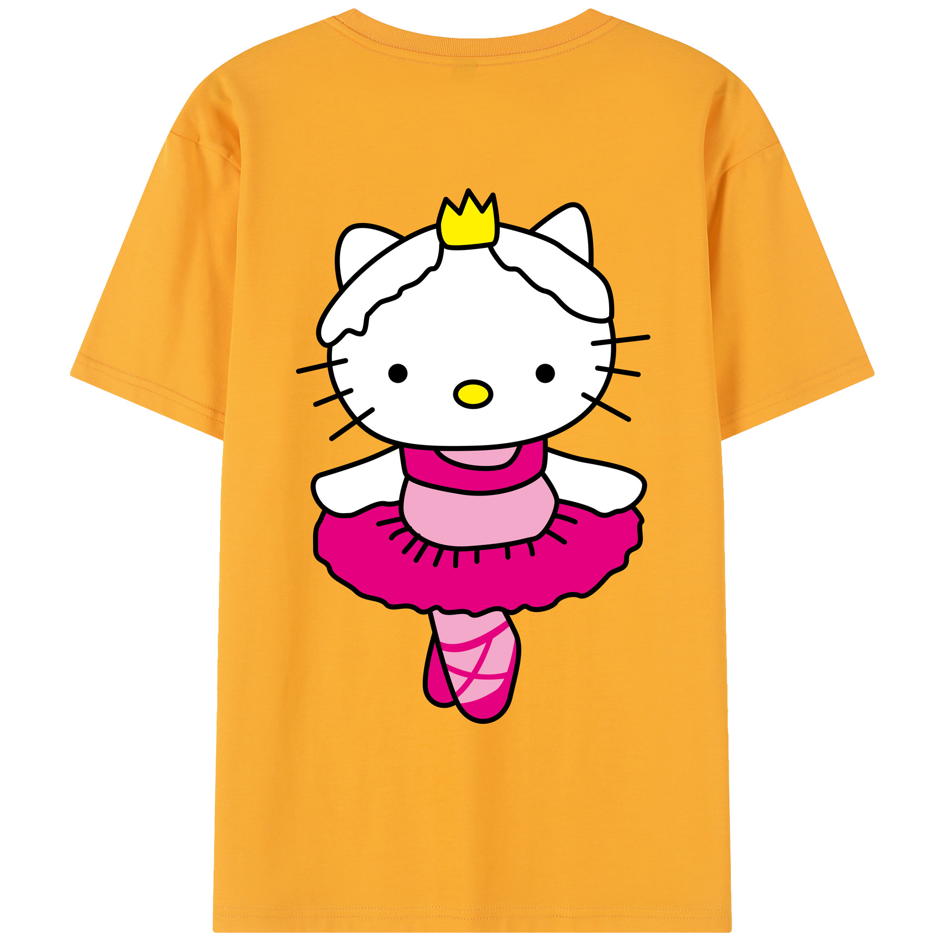 （画像用） Hello Kitty ハローキティ レディース半袖Tシャツ(バックプリント)