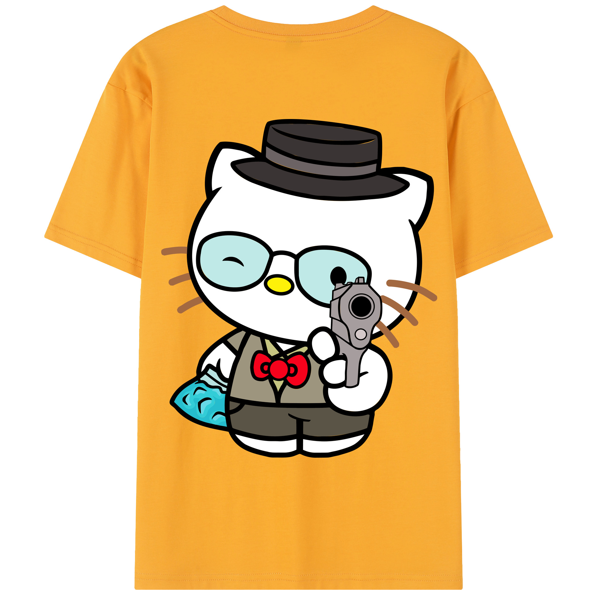 （画像用） Hello Kitty ハローキティ レディース半袖Tシャツ(バックプリント)