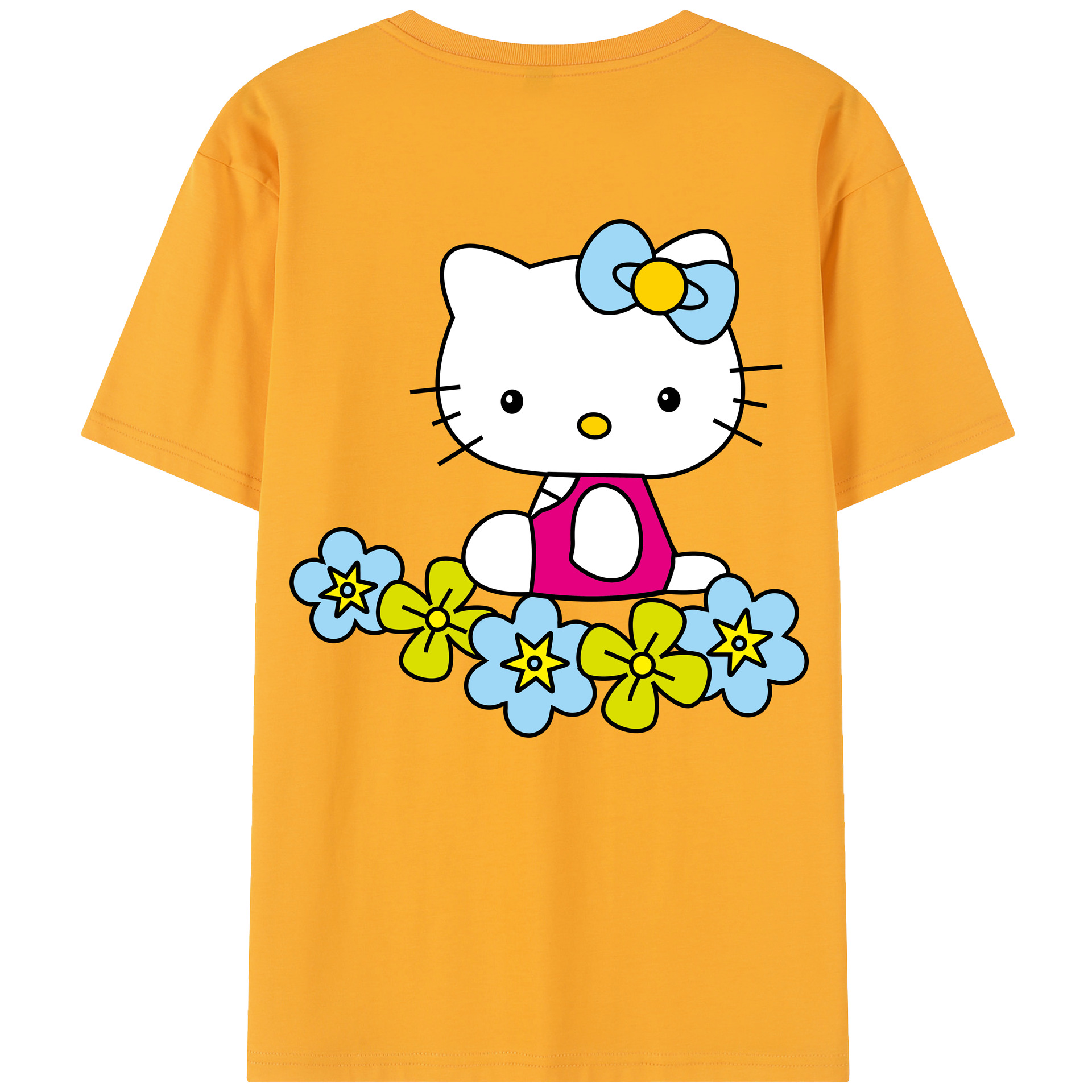 （画像用） Hello Kitty ハローキティ レディース半袖Tシャツ(バックプリント)