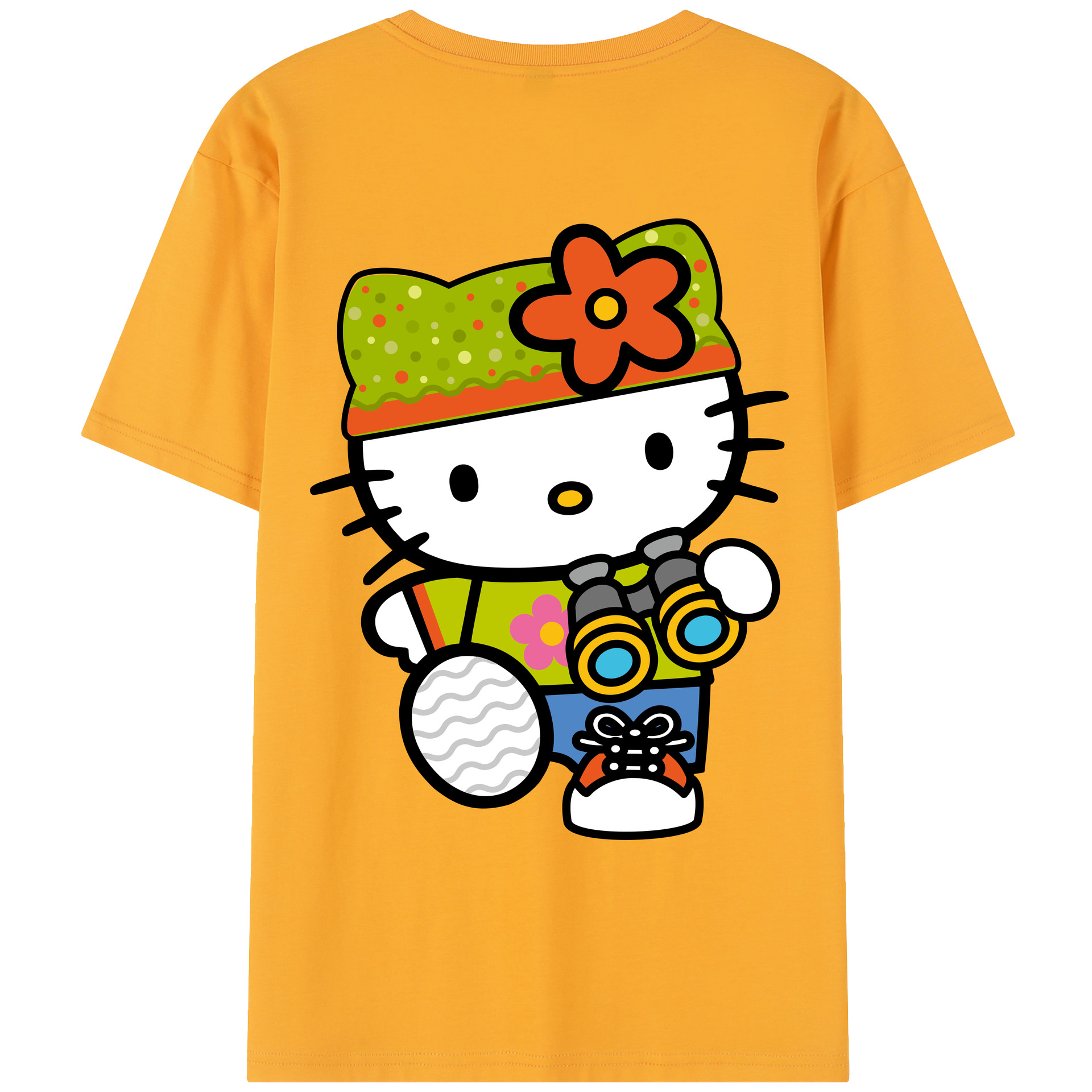 （画像用） Hello Kitty ハローキティ レディース半袖Tシャツ(バックプリント)