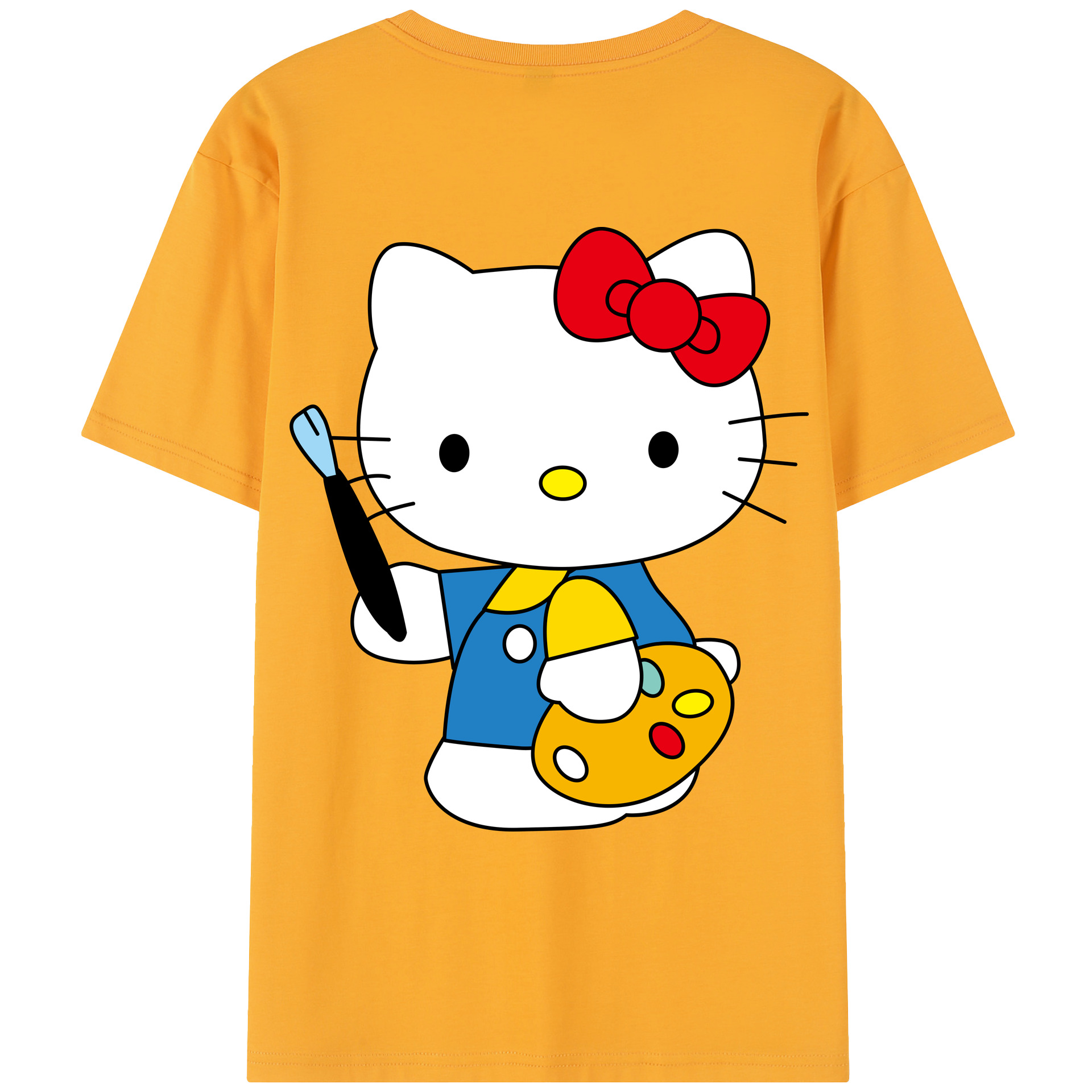 （画像用） Hello Kitty ハローキティ レディース半袖Tシャツ(バックプリント)
