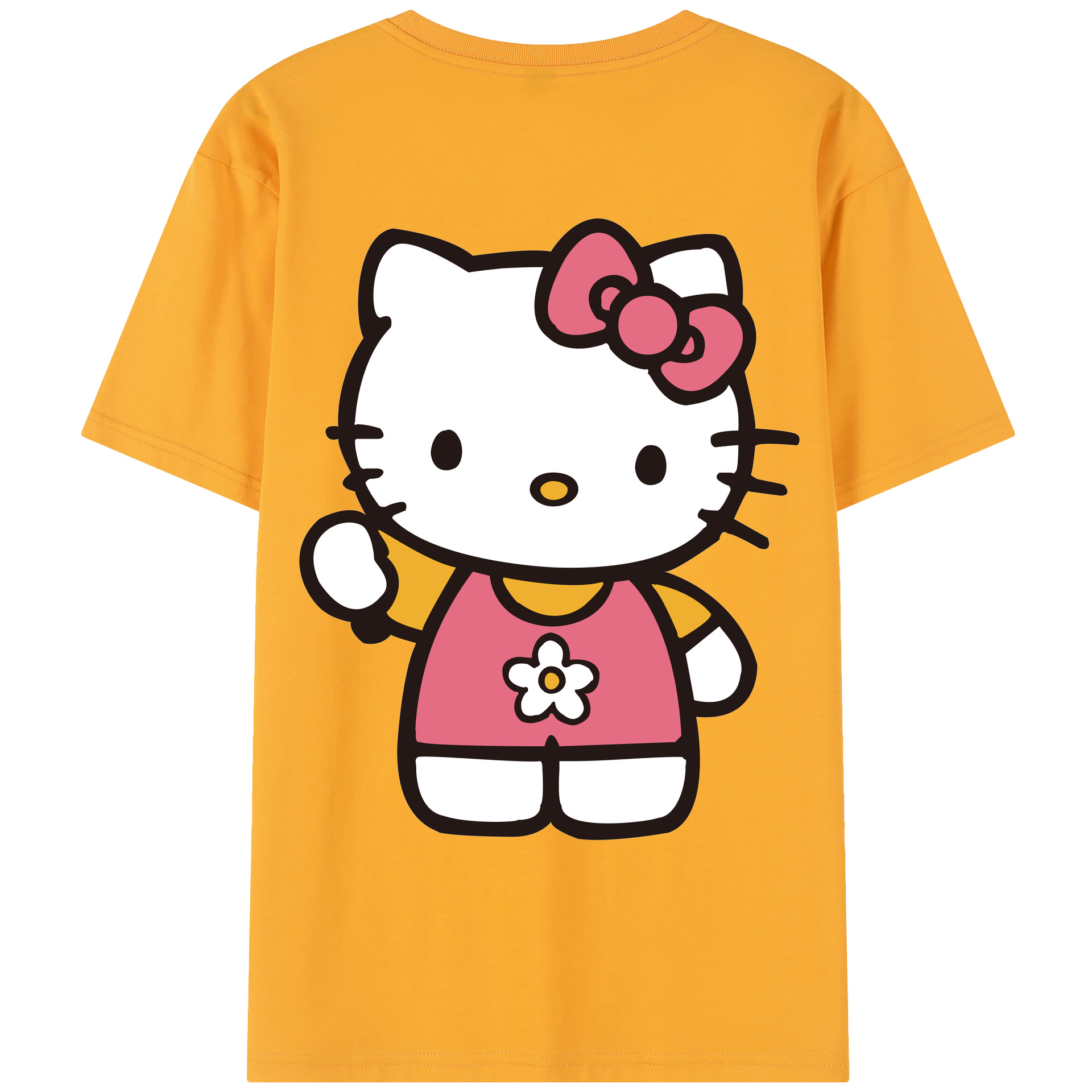 （画像用） Hello Kitty ハローキティ レディース半袖Tシャツ(バックプリント)