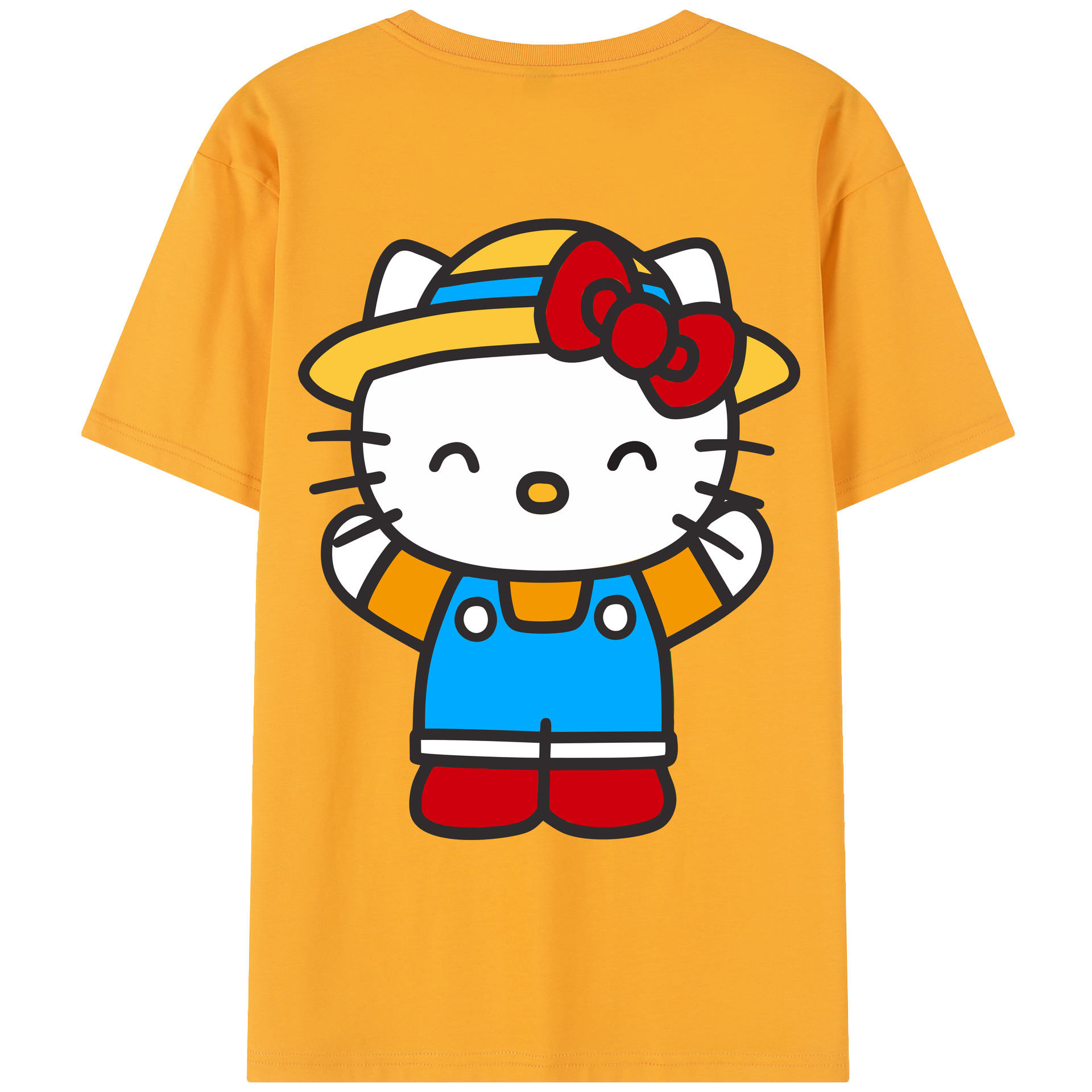 （画像用） Hello Kitty ハローキティ レディース半袖Tシャツ(バックプリント)