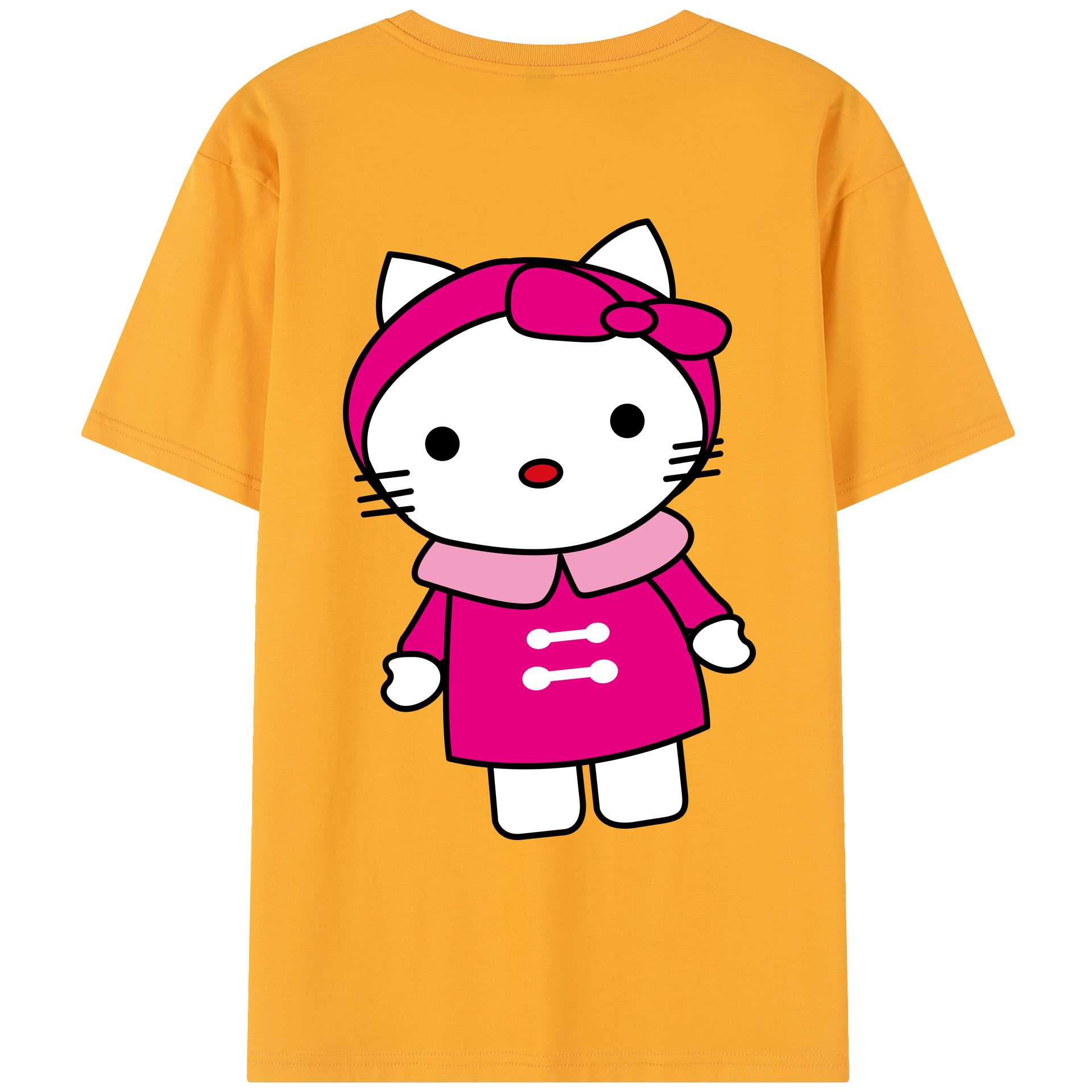 （画像用） Hello Kitty ハローキティ レディース半袖Tシャツ(バックプリント)