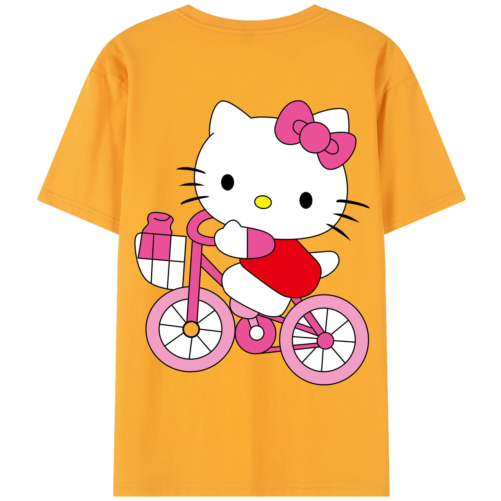 （画像用） Hello Kitty ハローキティ レディース半袖Tシャツ(バックプリント)