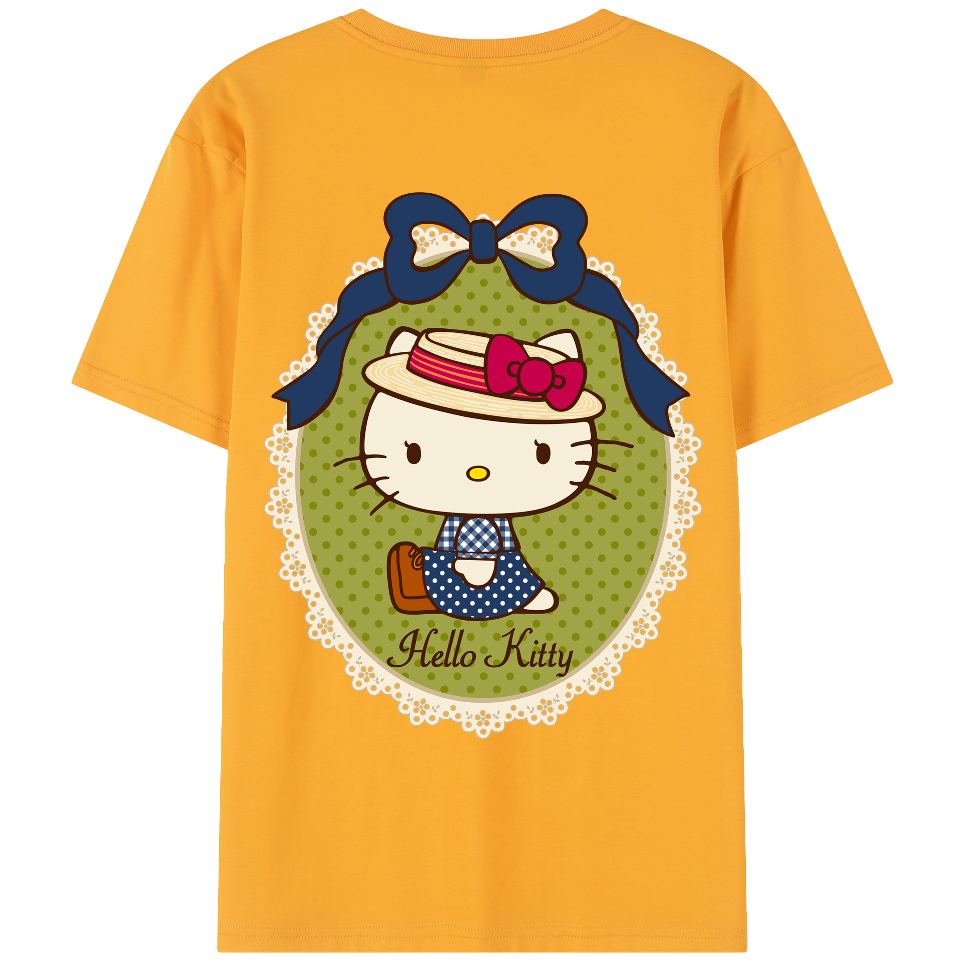 （画像用） Hello Kitty ハローキティ レディース半袖Tシャツ(バックプリント)