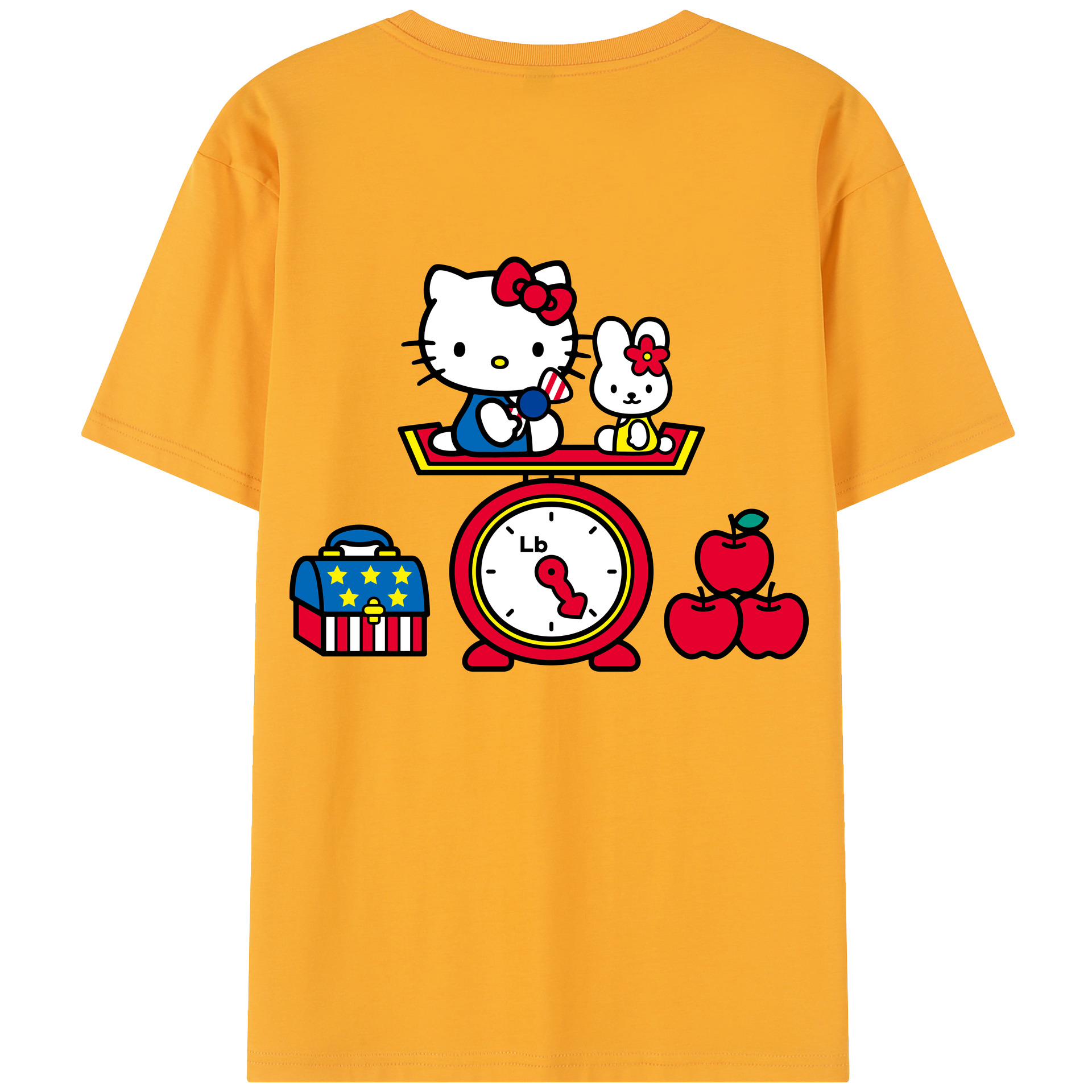 （画像用） Hello Kitty ハローキティ レディース半袖Tシャツ(バックプリント)