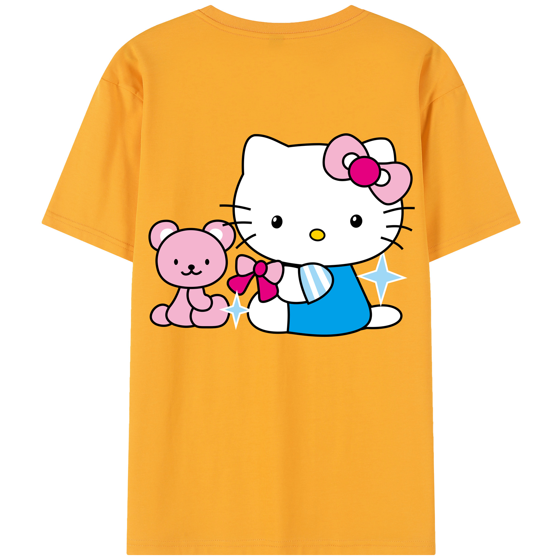 （画像用） Hello Kitty ハローキティ レディース半袖Tシャツ(バックプリント)