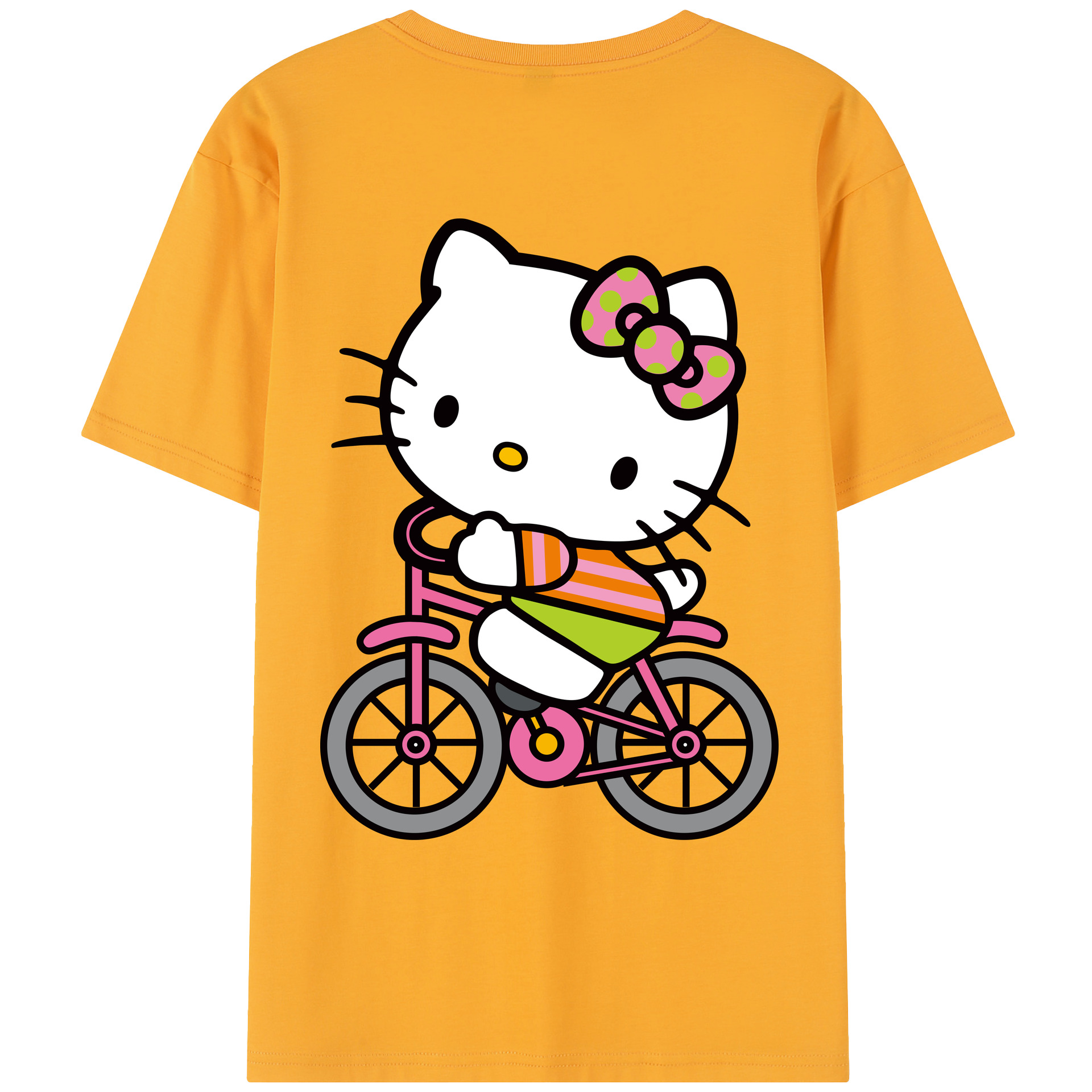 （画像用） Hello Kitty ハローキティ レディース半袖Tシャツ(バックプリント)