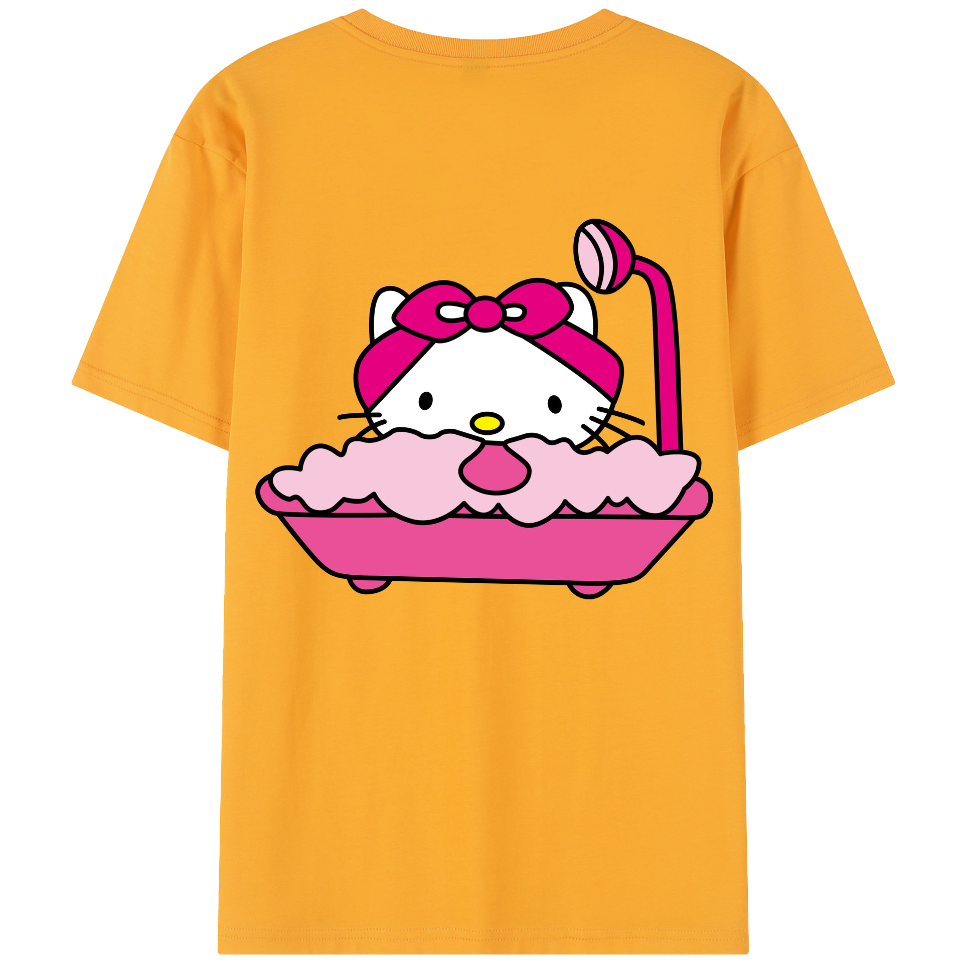 （画像用） Hello Kitty ハローキティ レディース半袖Tシャツ(バックプリント)