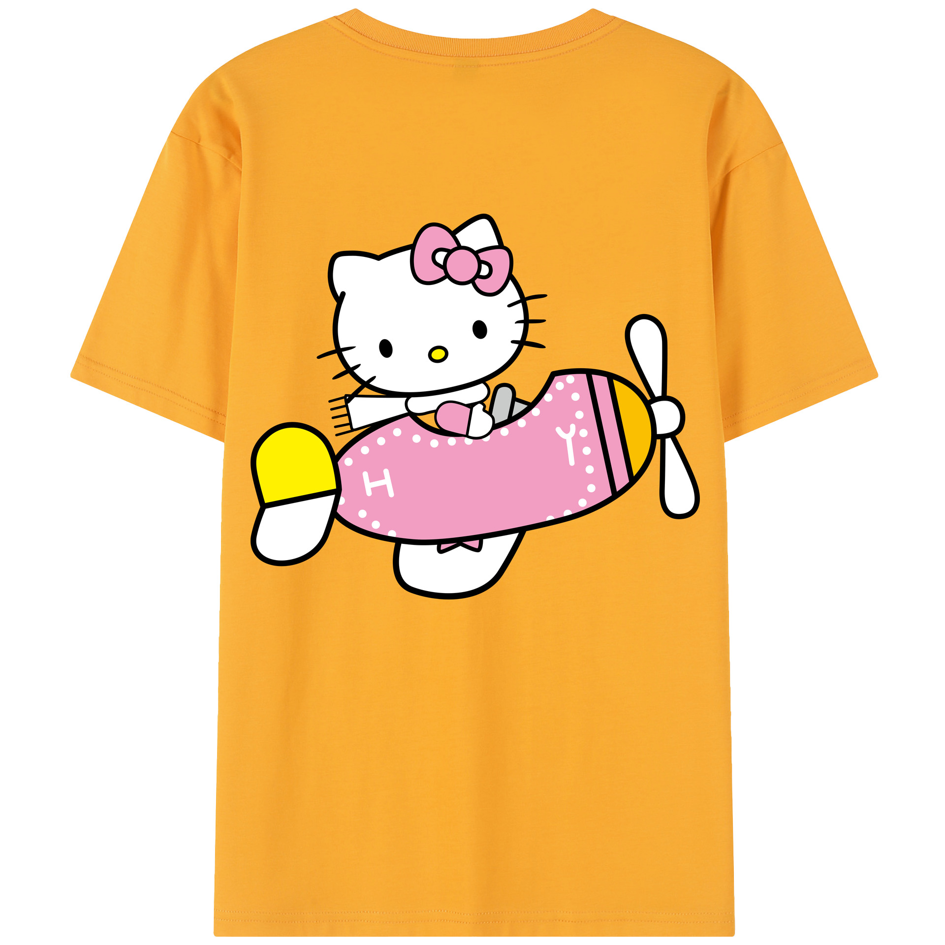 （画像用） Hello Kitty ハローキティ レディース半袖Tシャツ(バックプリント)