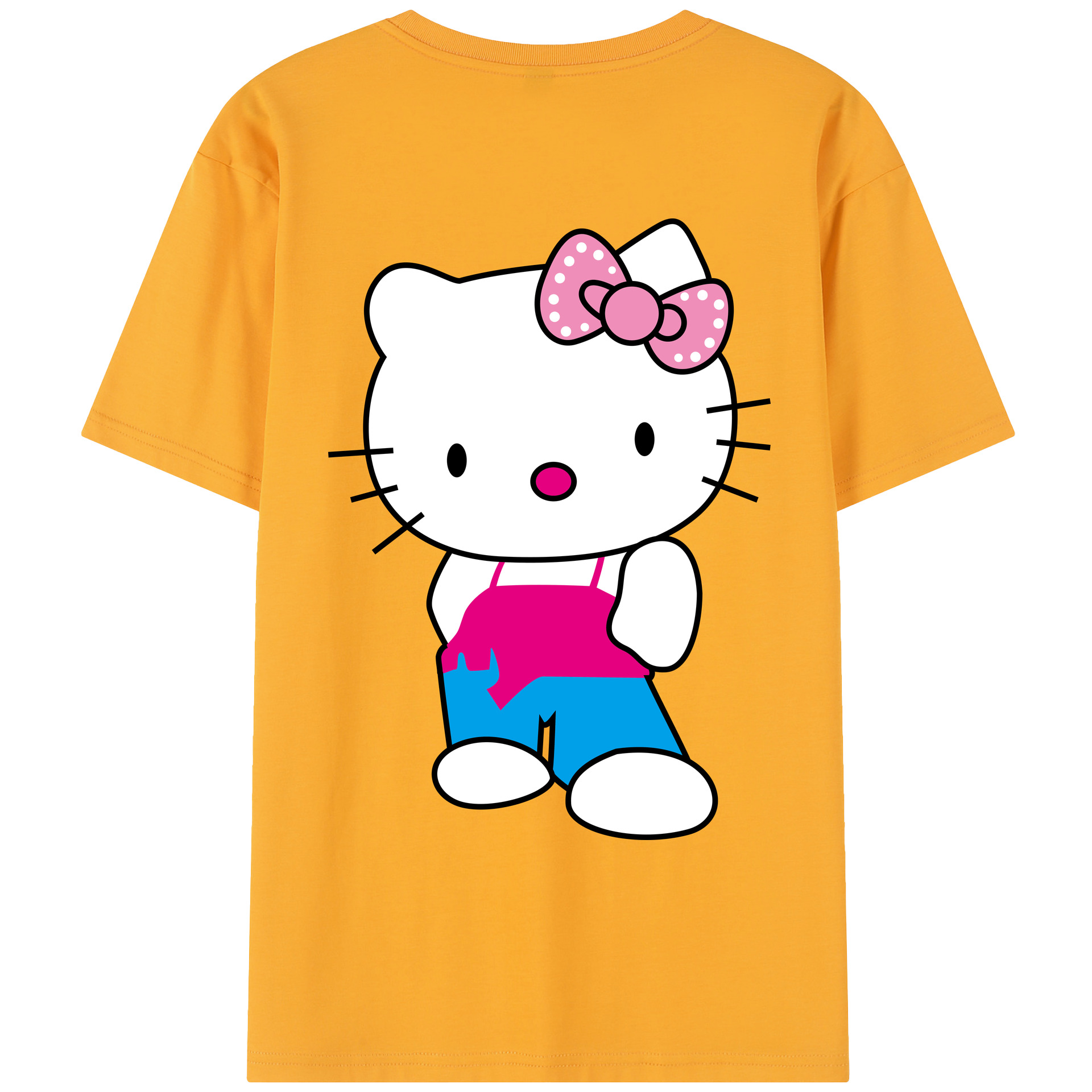 （画像用） Hello Kitty ハローキティ レディース半袖Tシャツ(バックプリント)