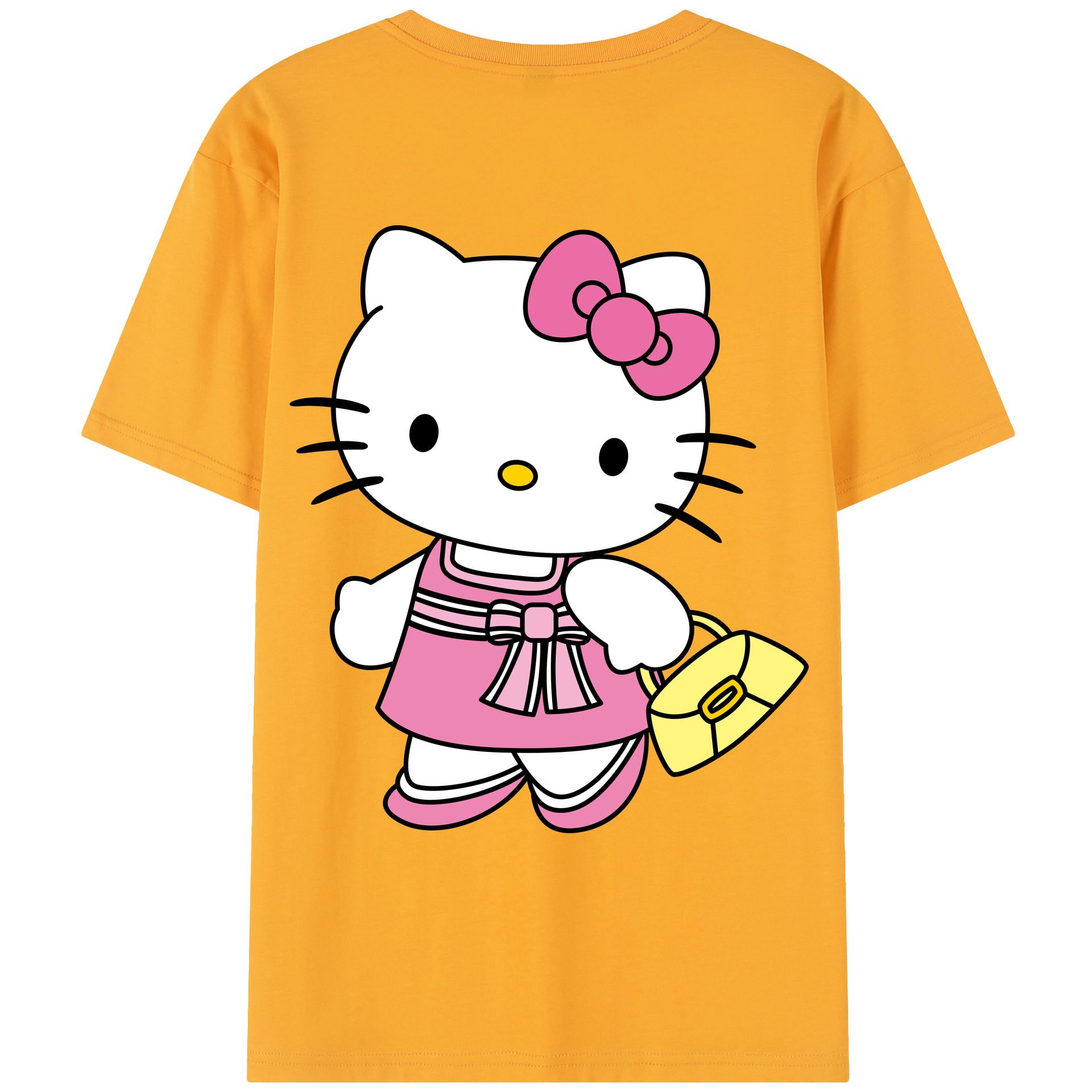 （画像用） Hello Kitty ハローキティ レディース半袖Tシャツ(バックプリント)
