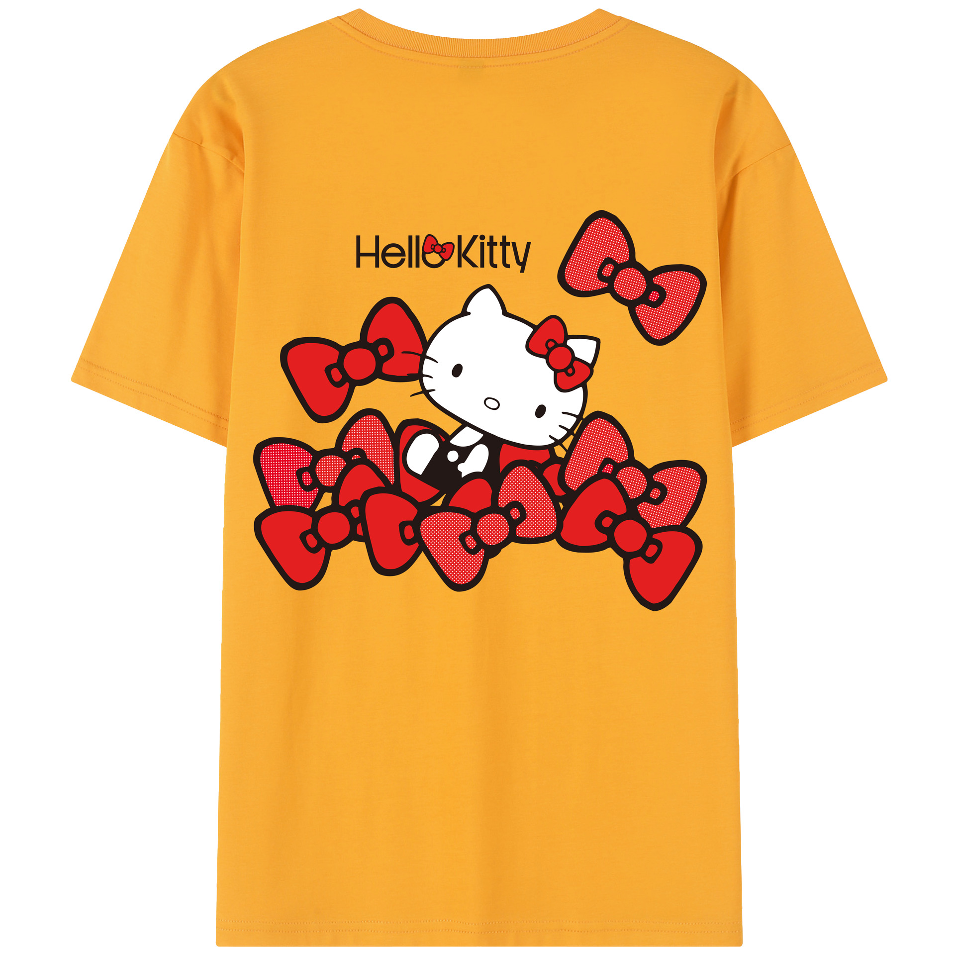 （画像用） Hello Kitty ハローキティ レディース半袖Tシャツ(バックプリント)