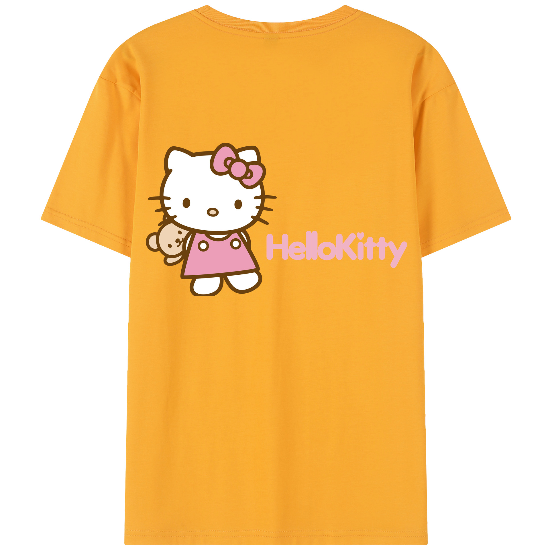 （画像用） Hello Kitty ハローキティ レディース半袖Tシャツ(バックプリント)