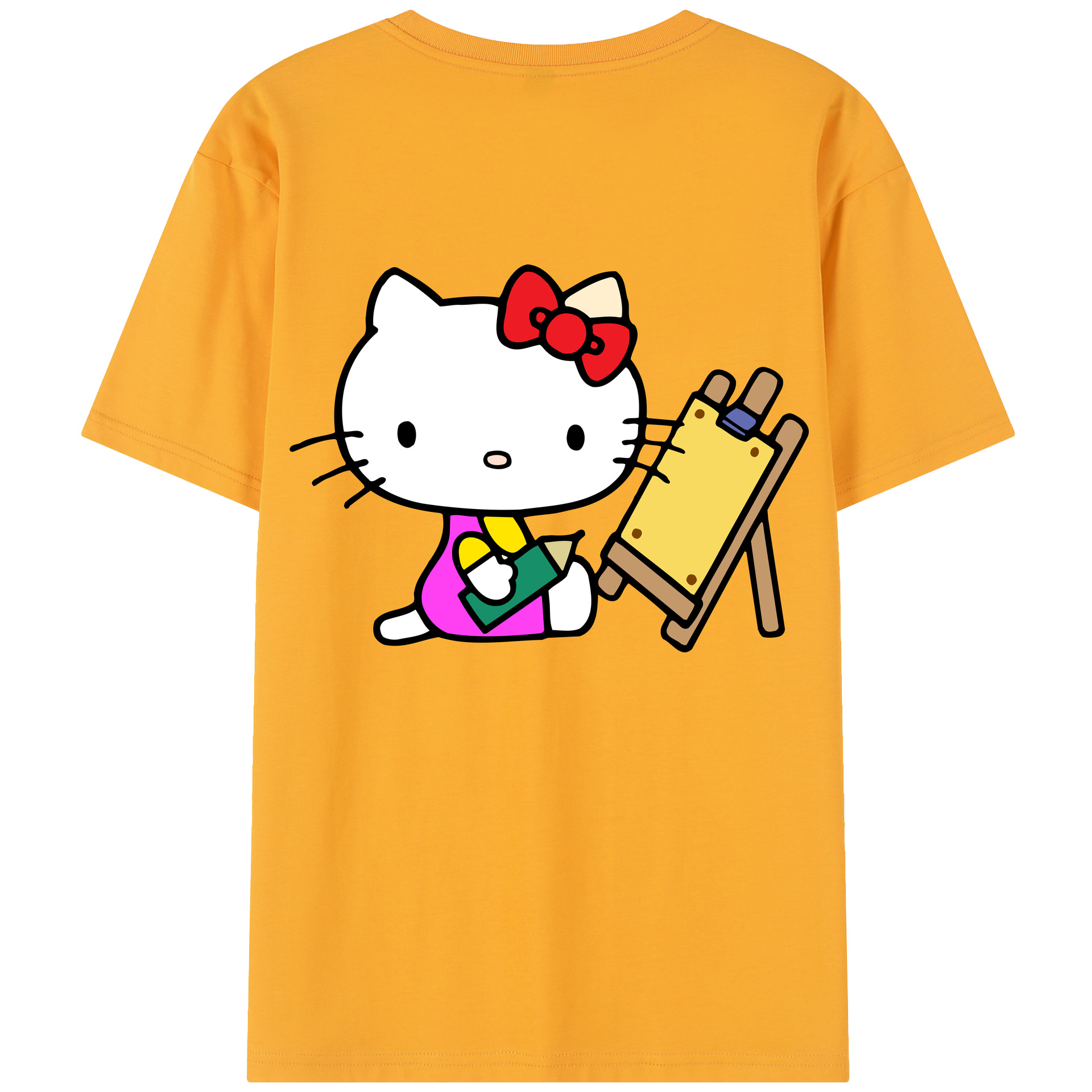 （画像用） Hello Kitty ハローキティ レディース半袖Tシャツ(バックプリント)