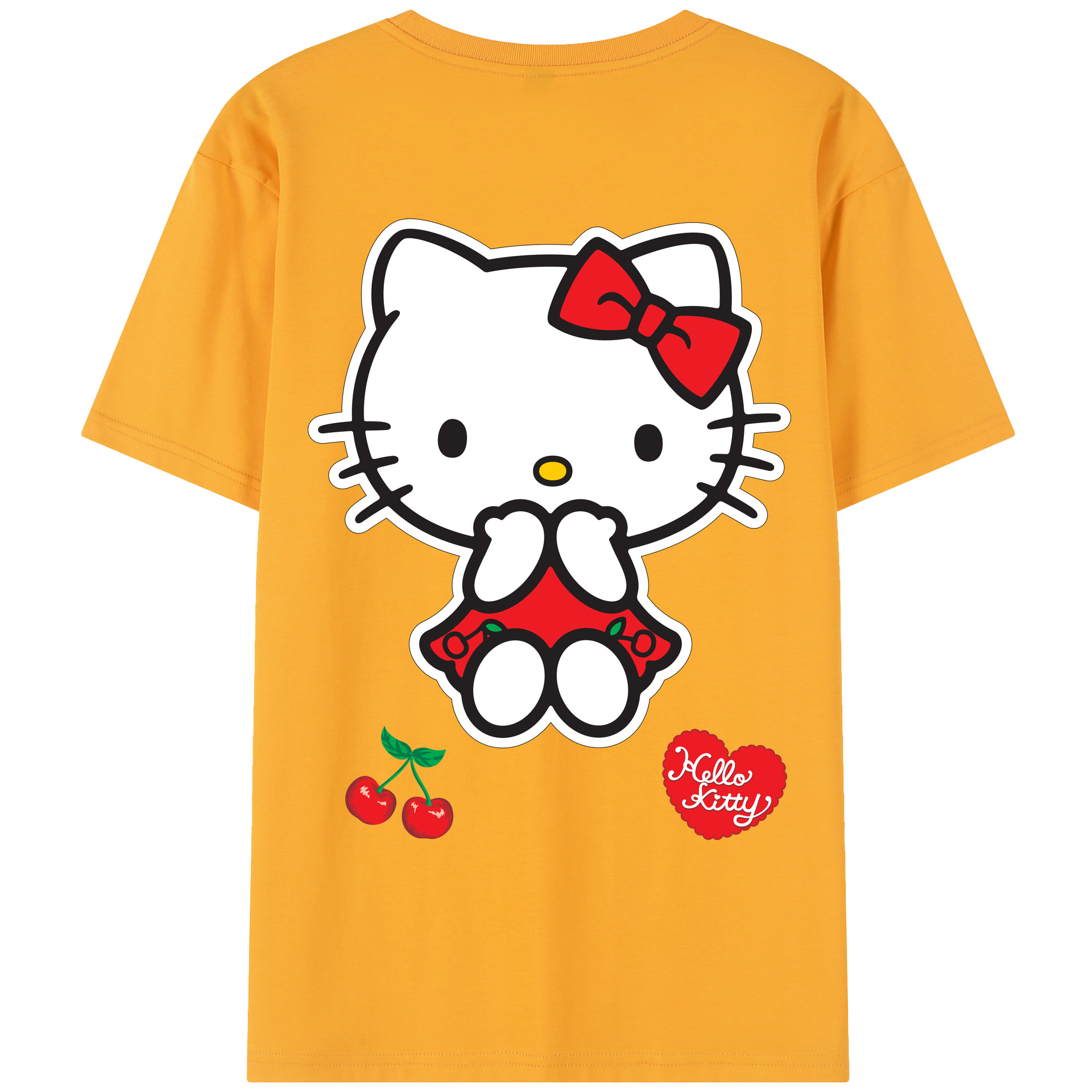 （画像用） Hello Kitty ハローキティ レディース半袖Tシャツ(バックプリント)