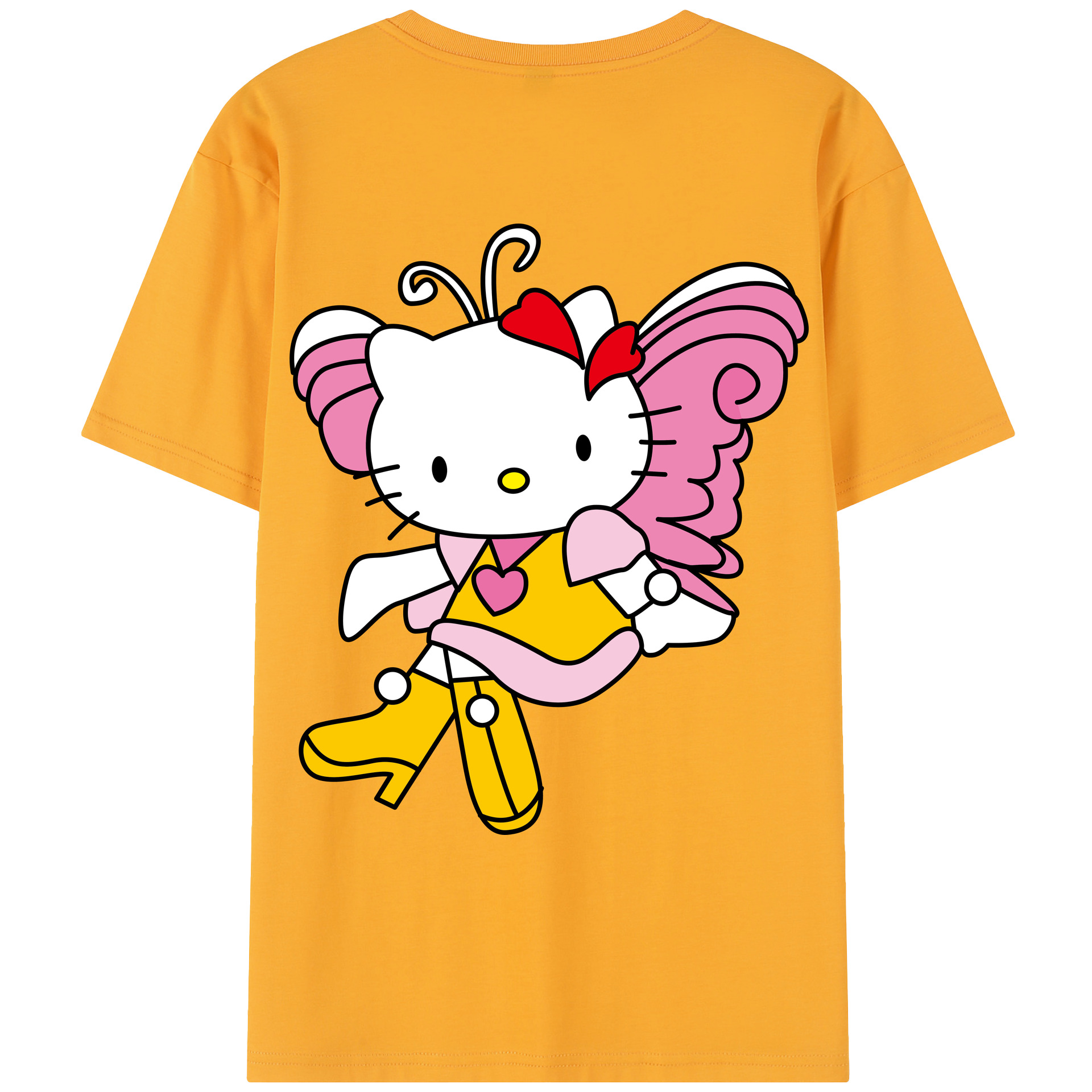 （画像用） Hello Kitty ハローキティ レディース半袖Tシャツ(バックプリント)