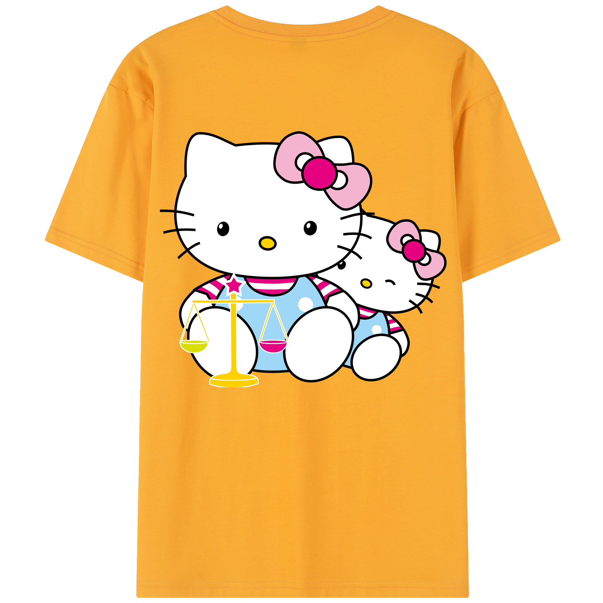 （画像用） Hello Kitty ハローキティ レディース半袖Tシャツ(バックプリント)