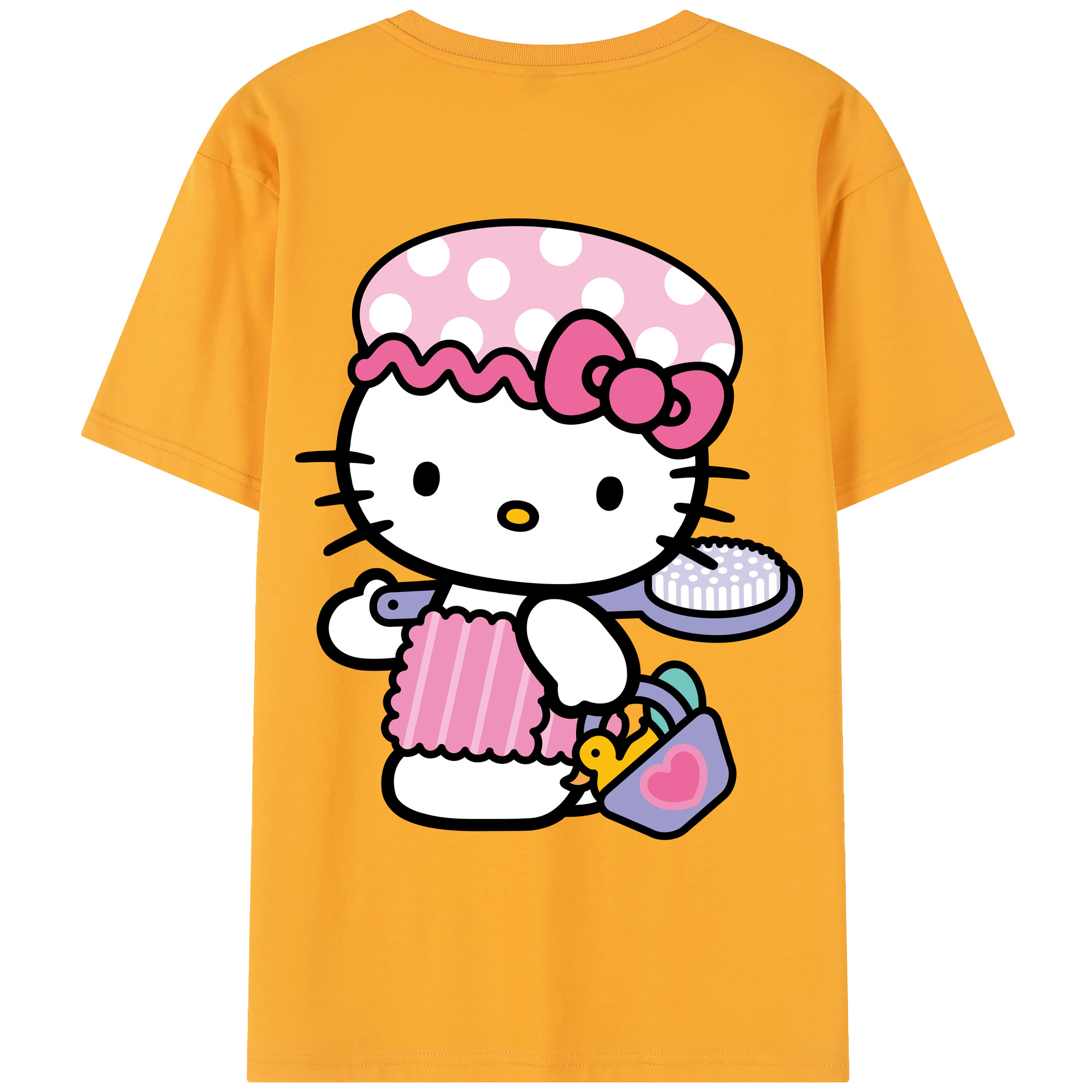 （画像用） Hello Kitty ハローキティ レディース半袖Tシャツ(バックプリント)