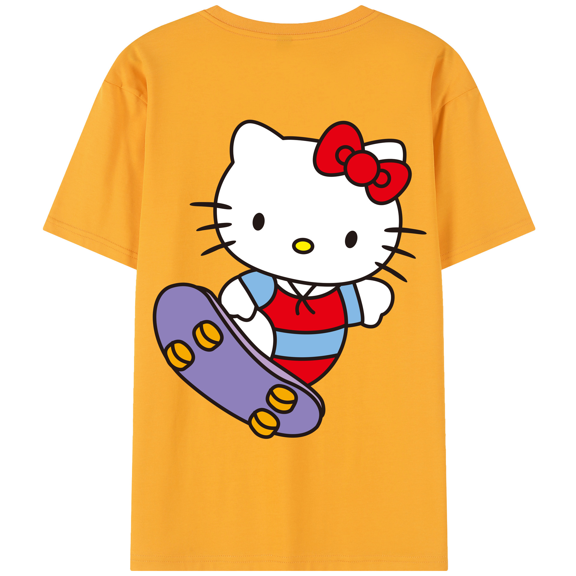 （画像用） Hello Kitty ハローキティ レディース半袖Tシャツ(バックプリント)