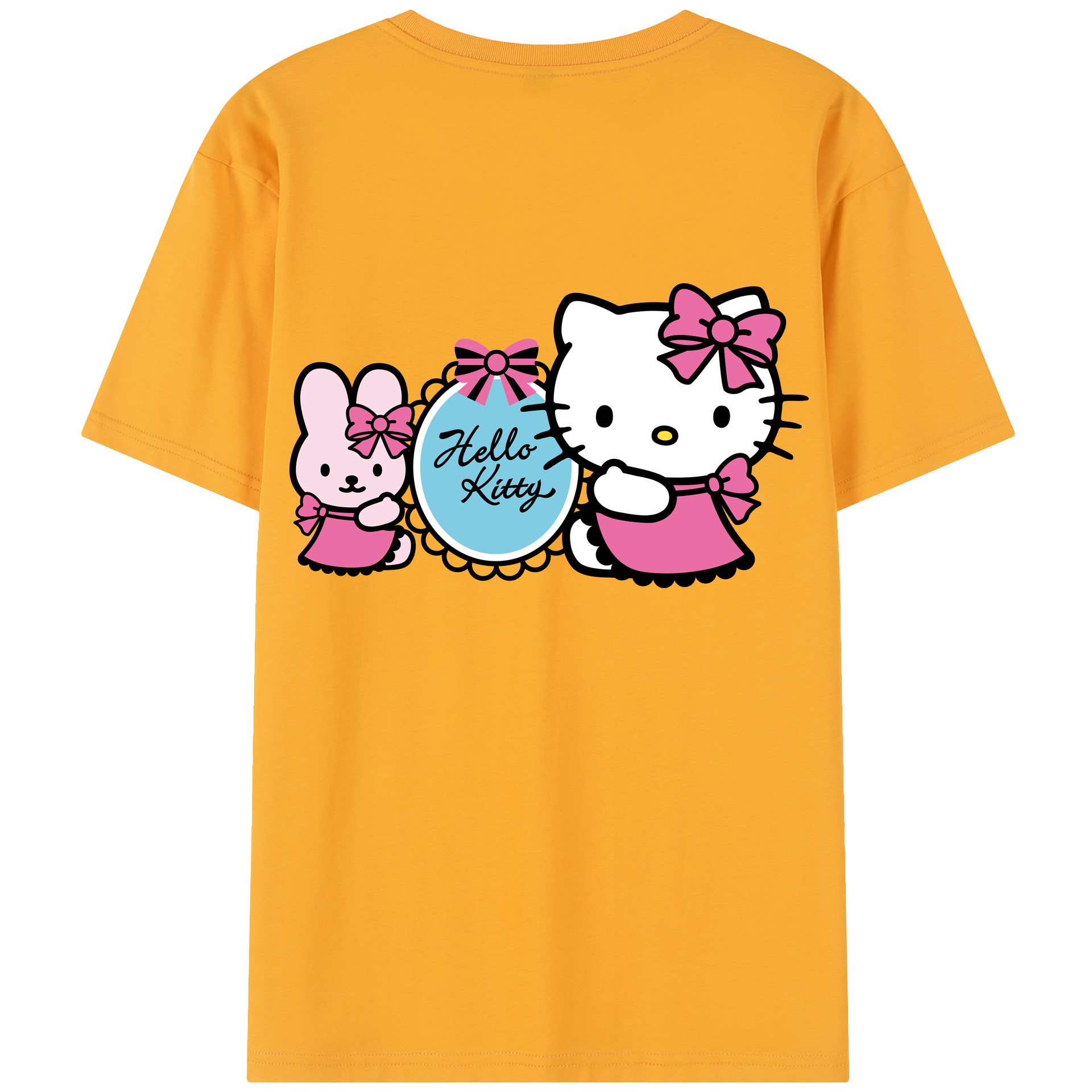 （画像用） Hello Kitty ハローキティ レディース半袖Tシャツ(バックプリント)