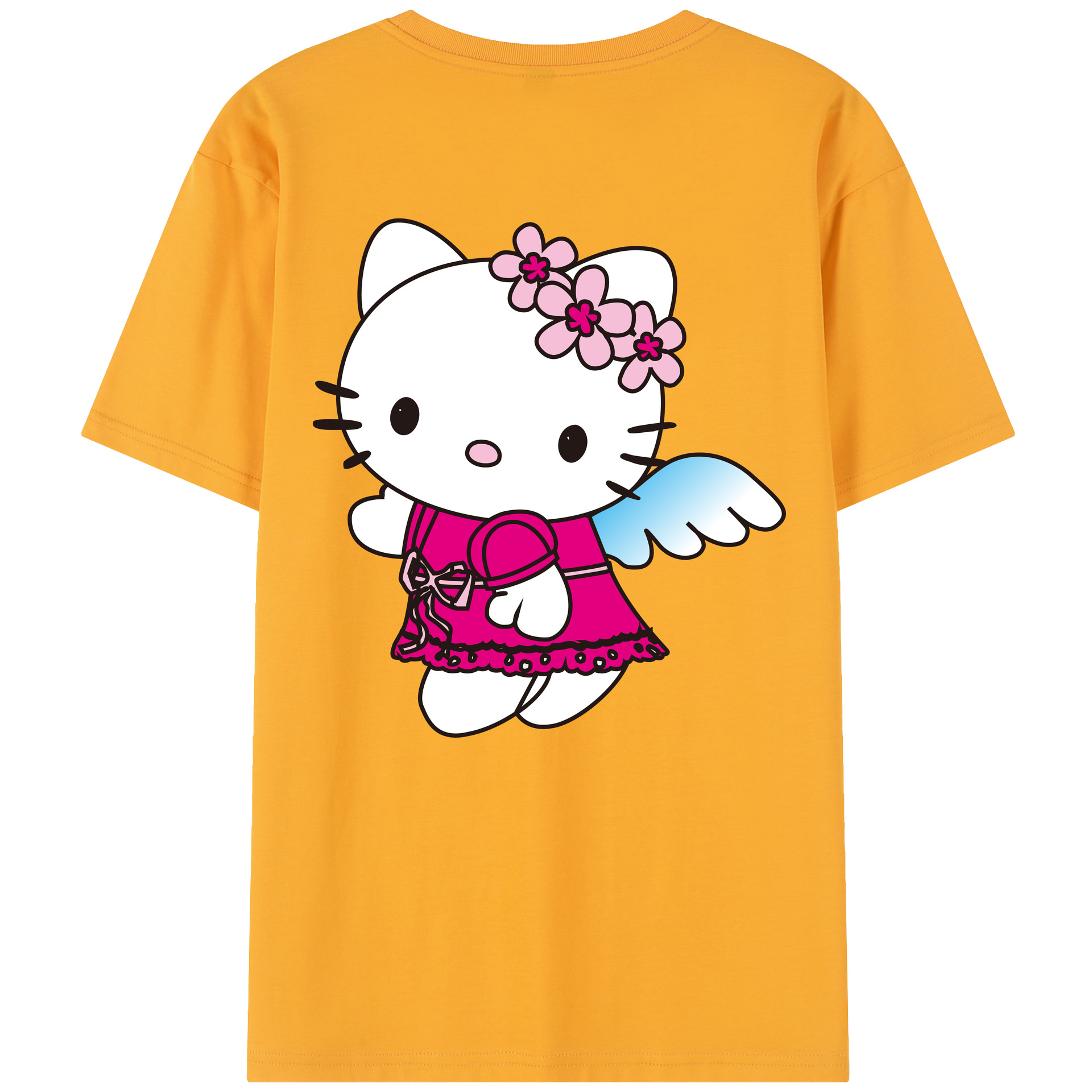 （画像用） Hello Kitty ハローキティ レディース半袖Tシャツ(バックプリント)