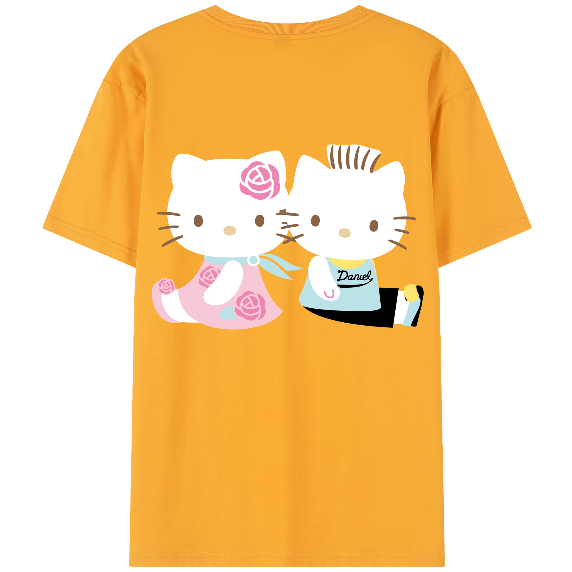 （画像用） Hello Kitty ハローキティ レディース半袖Tシャツ(バックプリント)