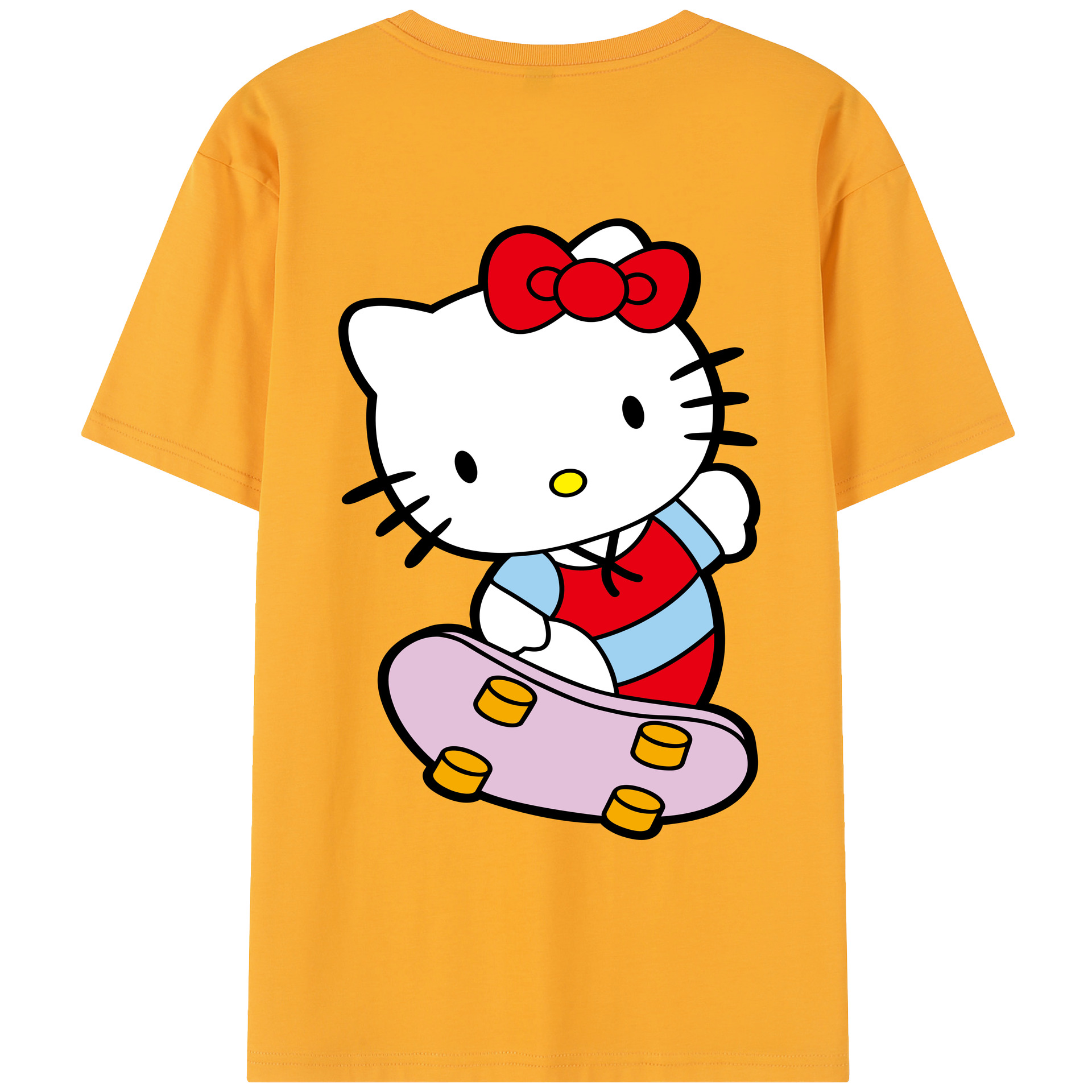 （画像用） Hello Kitty ハローキティ レディース半袖Tシャツ(バックプリント)