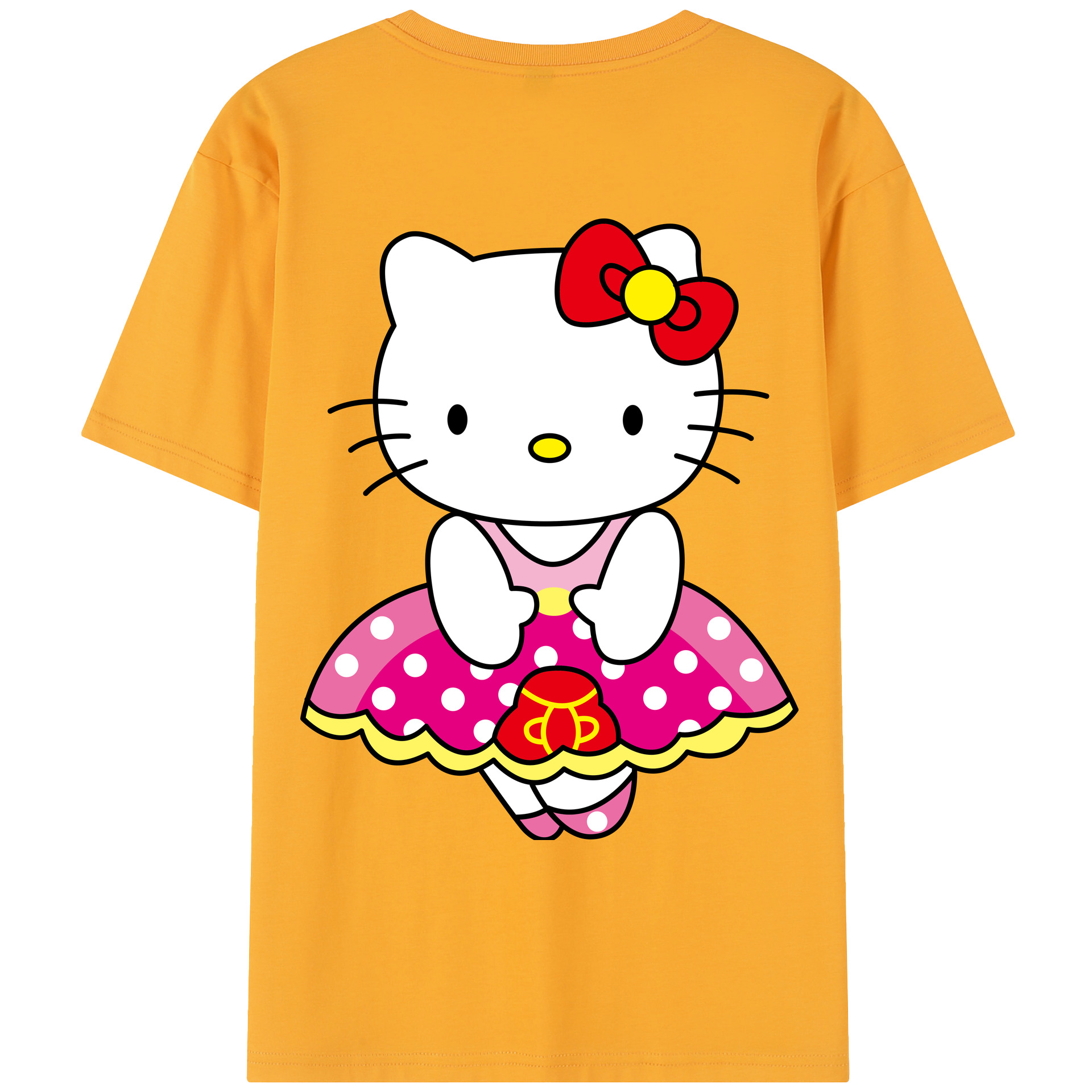 （画像用） Hello Kitty ハローキティ レディース半袖Tシャツ(バックプリント)