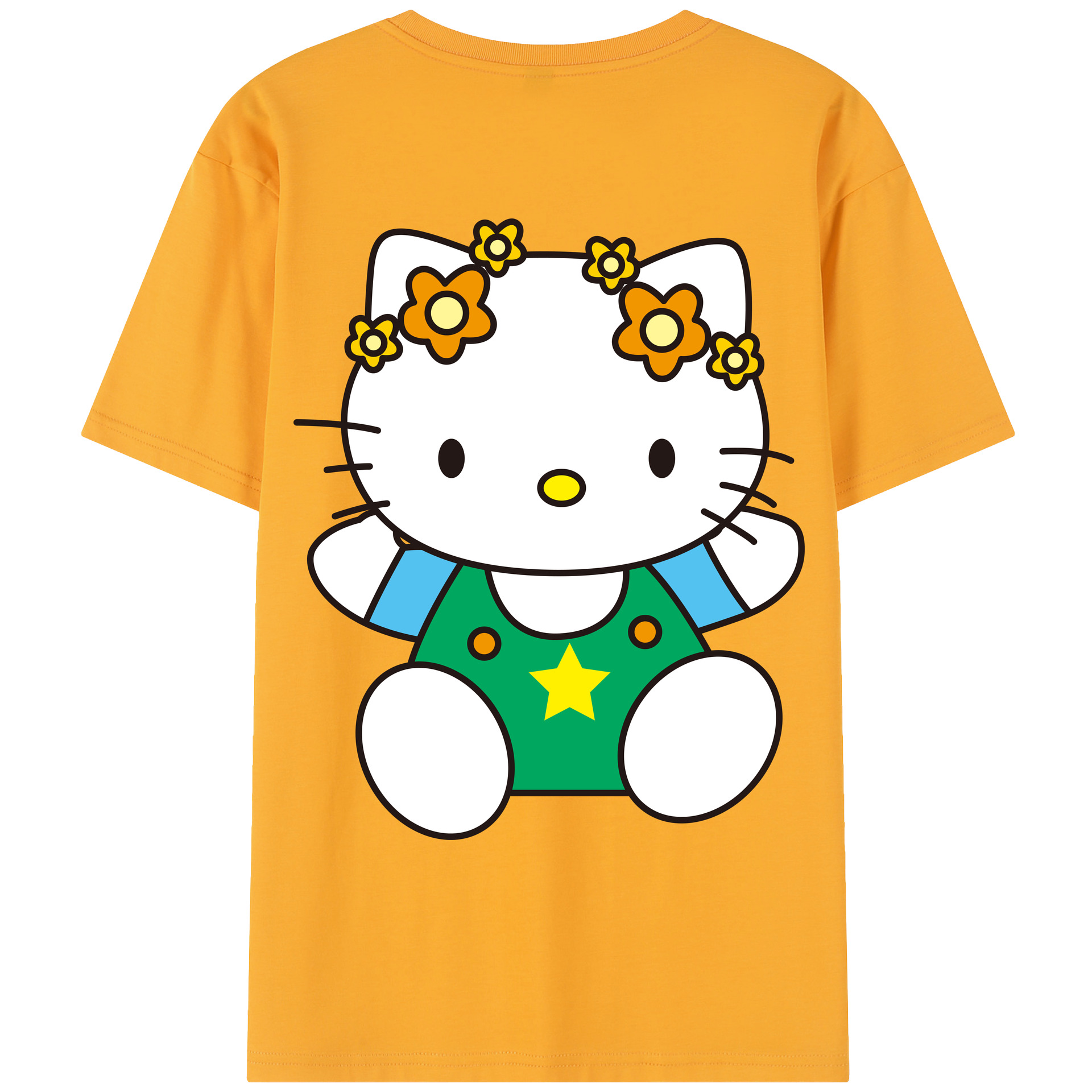 （画像用） Hello Kitty ハローキティ レディース半袖Tシャツ(バックプリント)