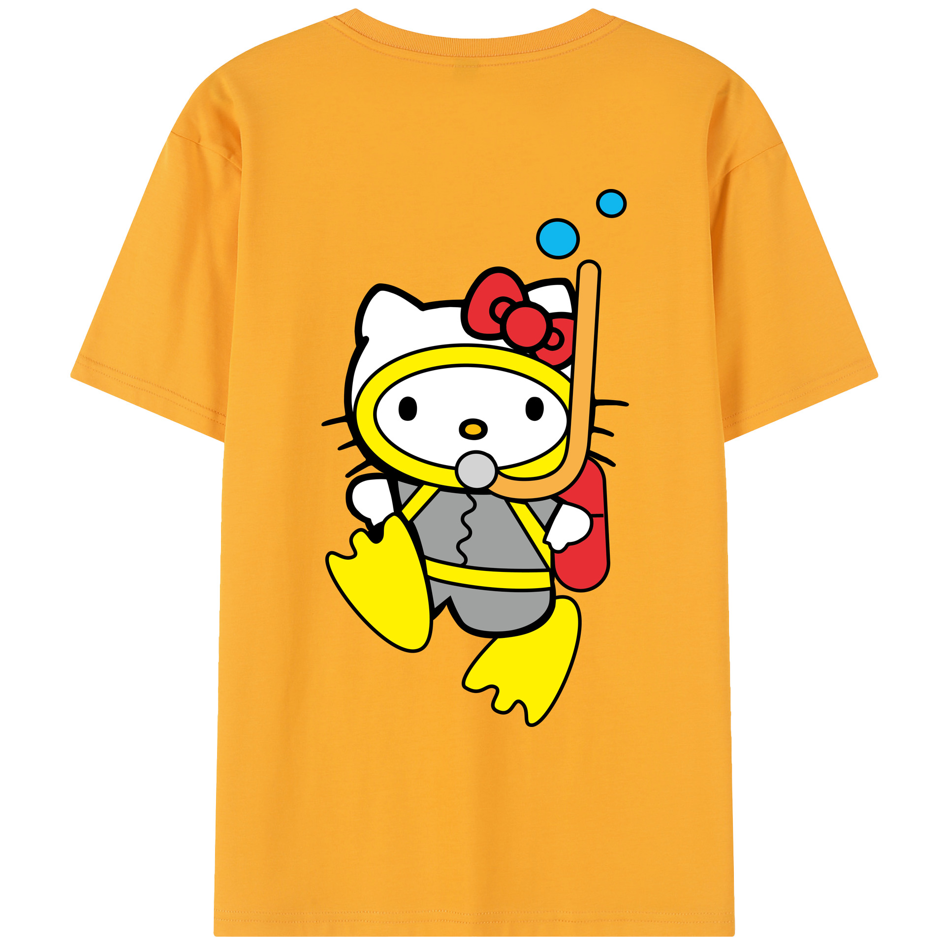 （画像用） Hello Kitty ハローキティ レディース半袖Tシャツ(バックプリント)