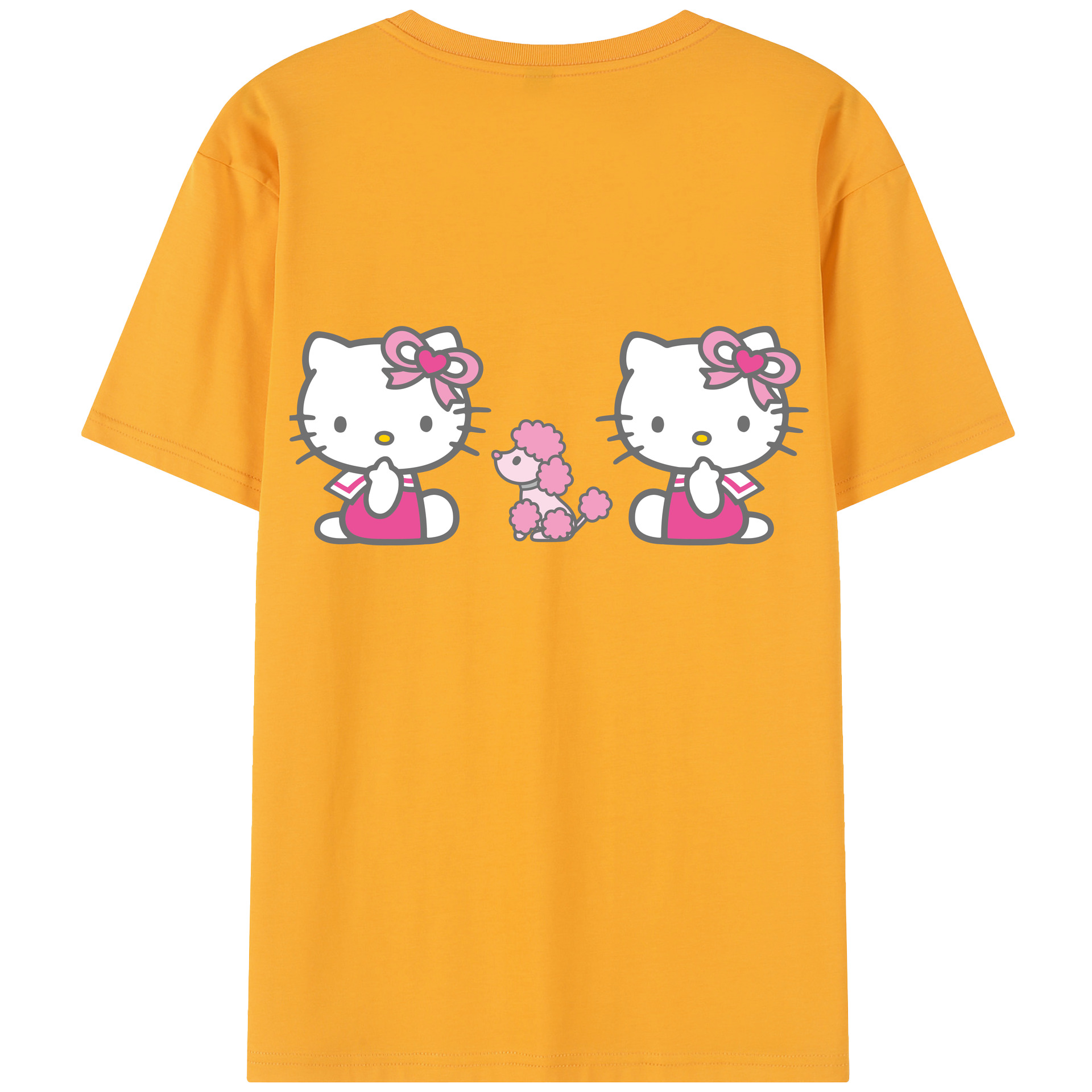 （画像用） Hello Kitty ハローキティ レディース半袖Tシャツ(バックプリント)