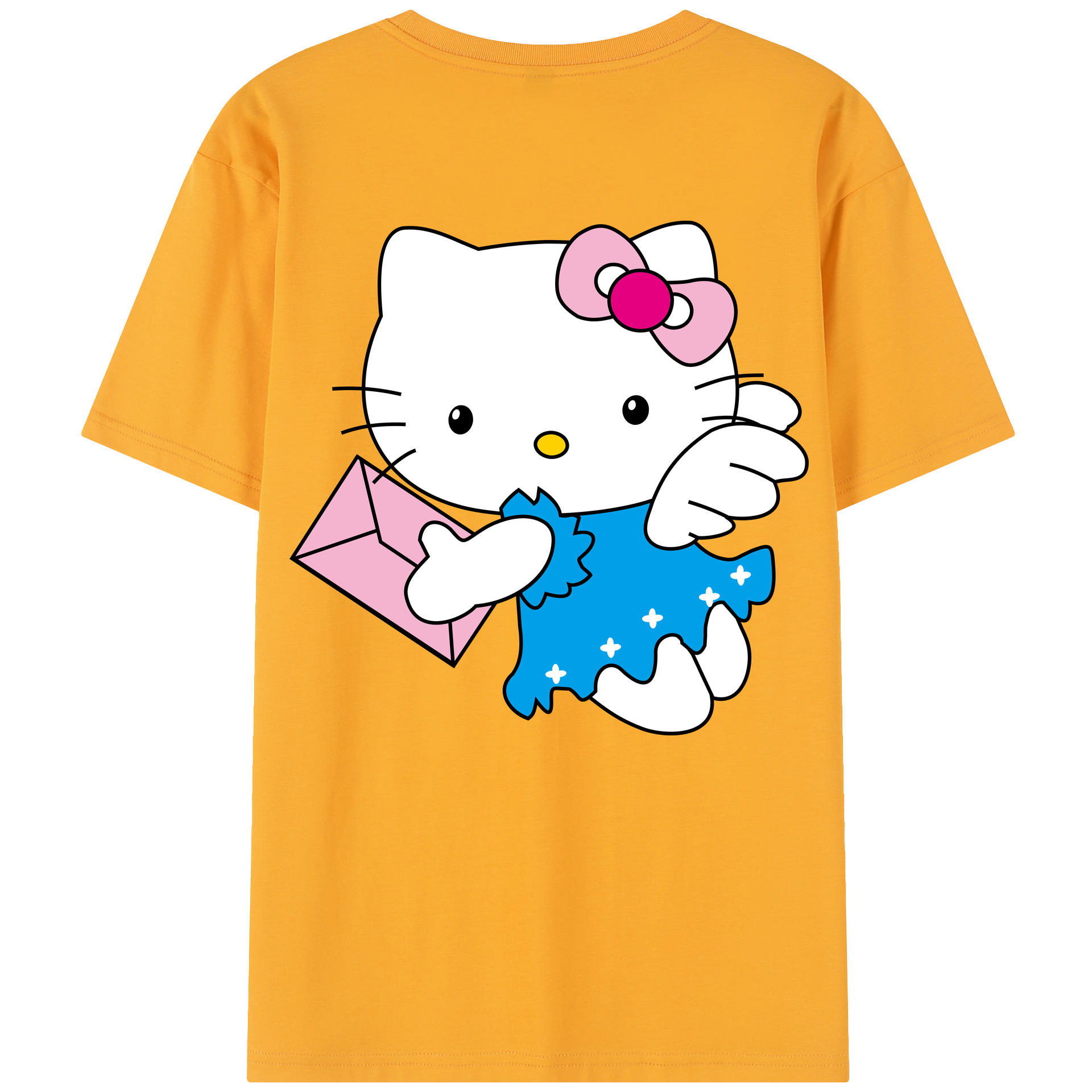 （画像用） Hello Kitty ハローキティ レディース半袖Tシャツ(バックプリント)