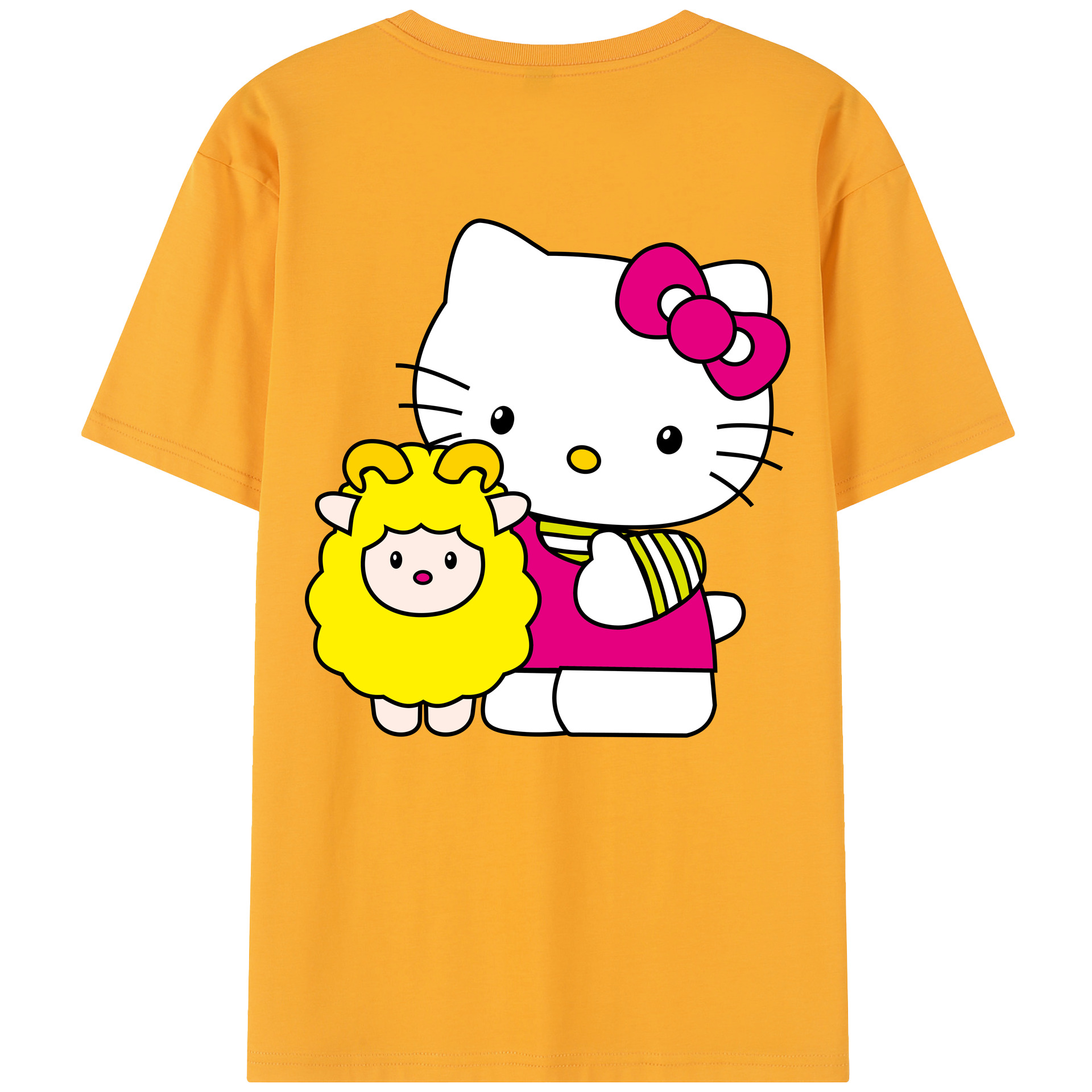 （画像用） Hello Kitty ハローキティ レディース半袖Tシャツ(バックプリント)