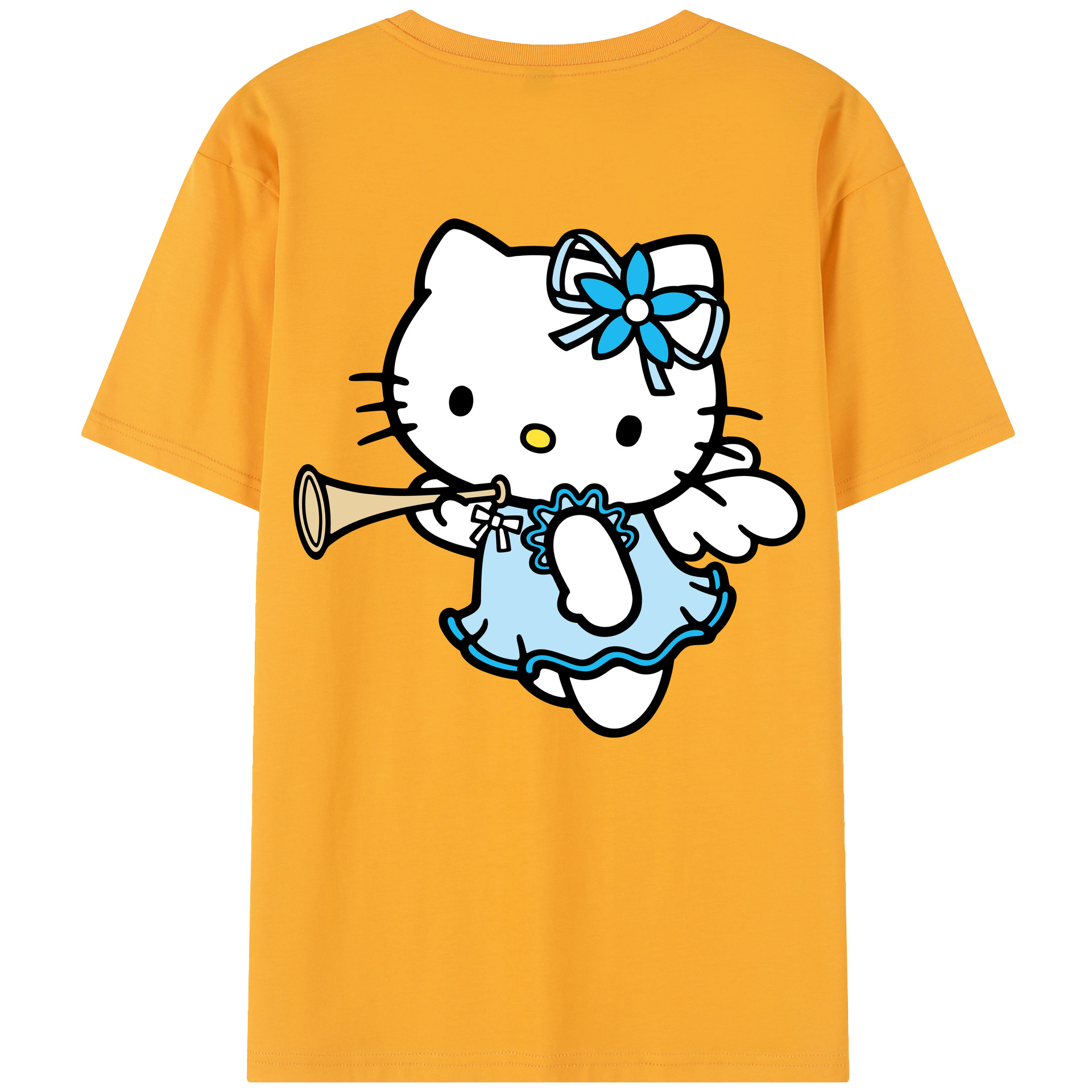 （画像用） Hello Kitty ハローキティ レディース半袖Tシャツ(バックプリント)