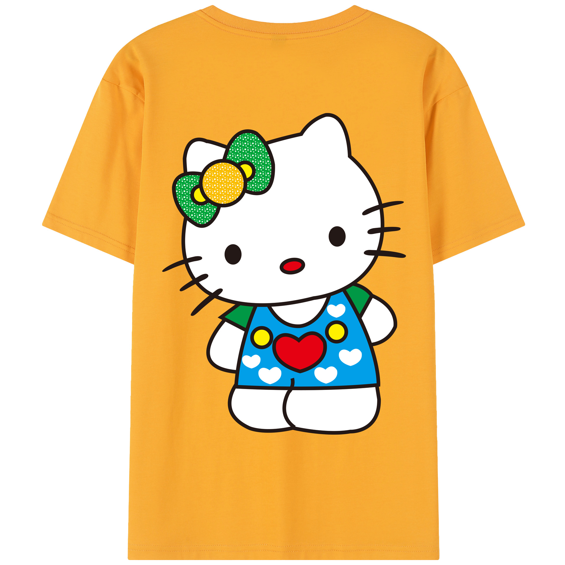 （画像用） Hello Kitty ハローキティ レディース半袖Tシャツ(バックプリント)