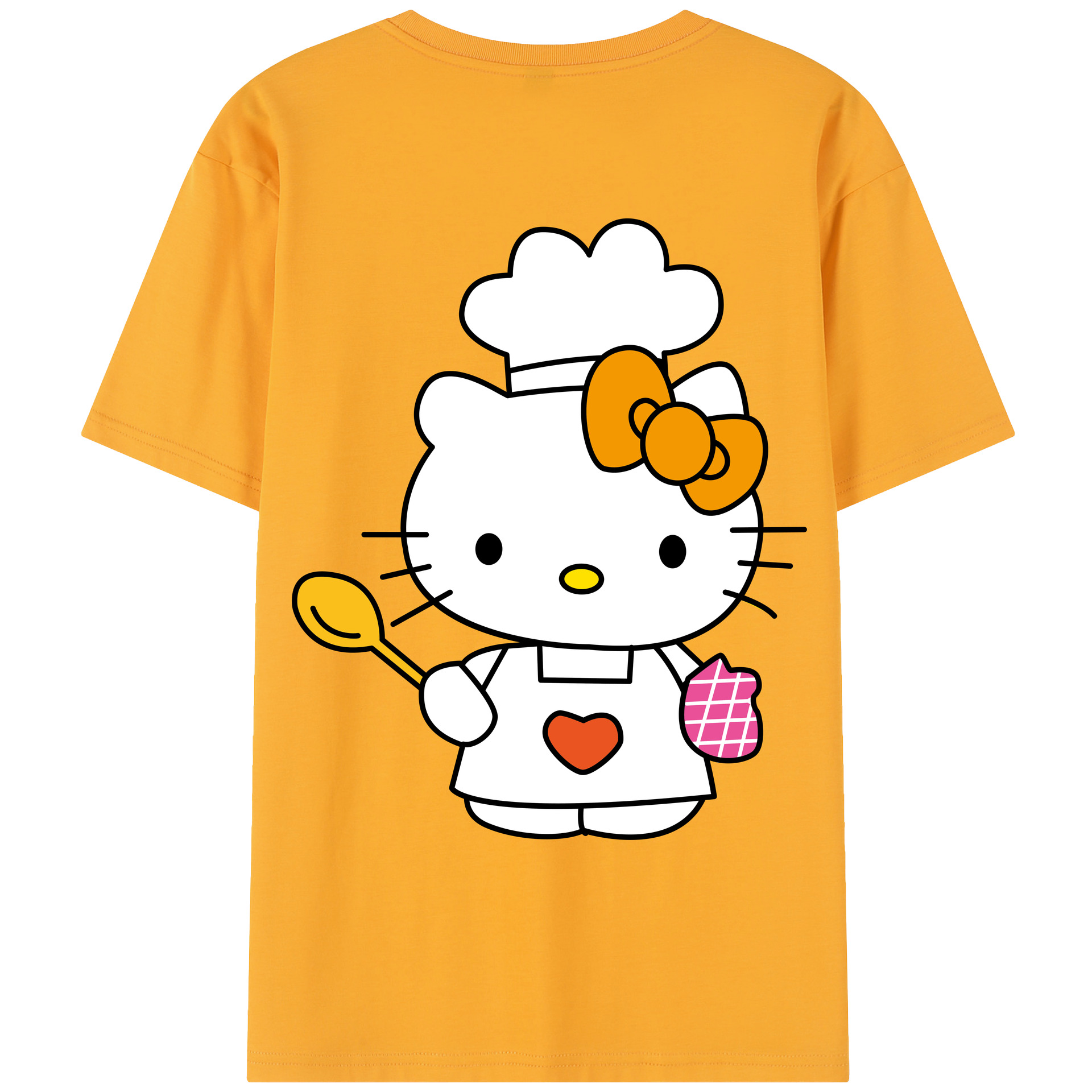 （画像用） Hello Kitty ハローキティ レディース半袖Tシャツ(バックプリント)