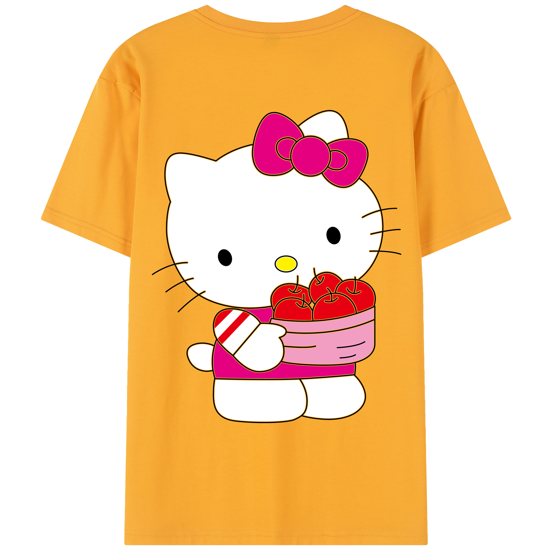 （画像用） Hello Kitty ハローキティ レディース半袖Tシャツ(バックプリント)
