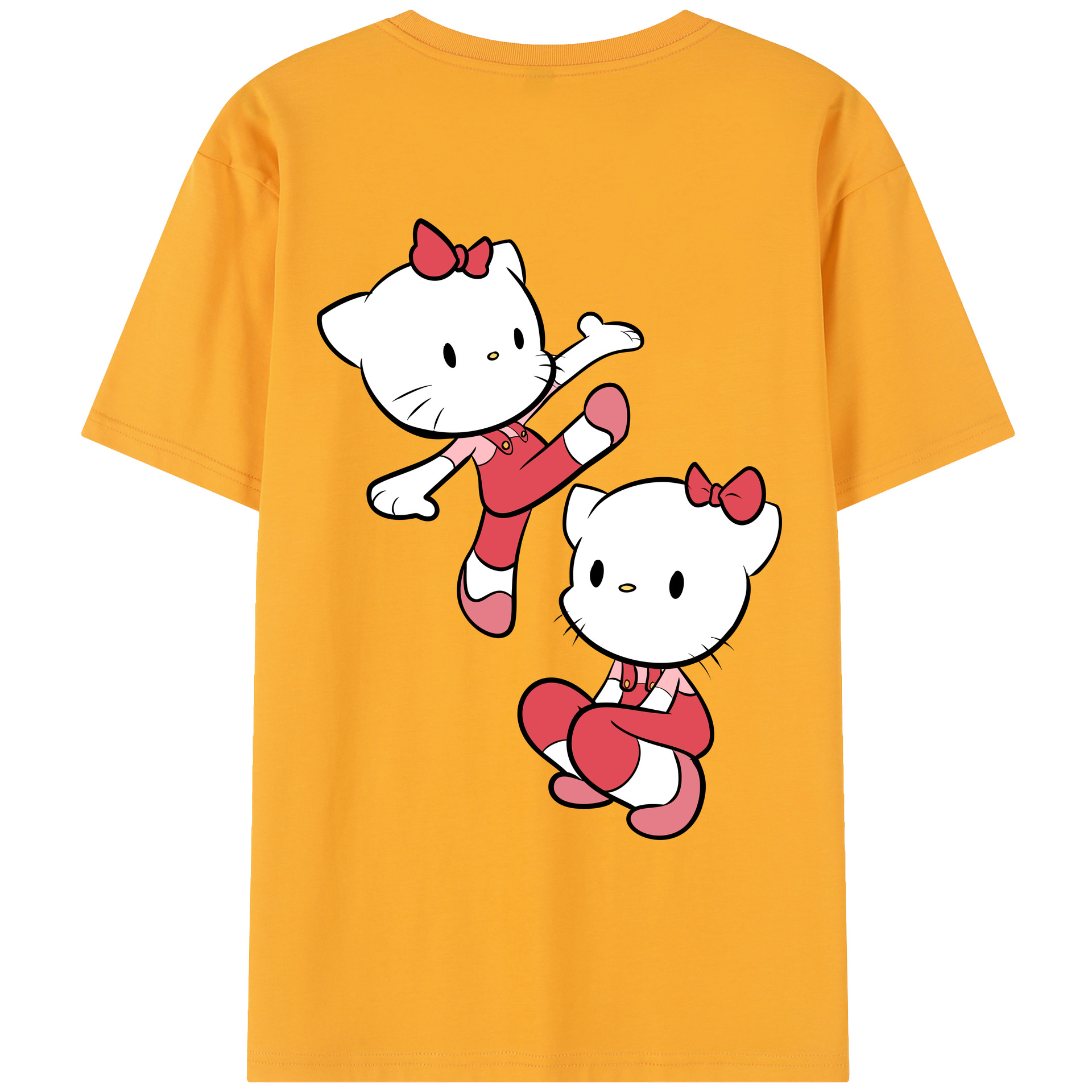 （画像用） Hello Kitty ハローキティ レディース半袖Tシャツ(バックプリント)