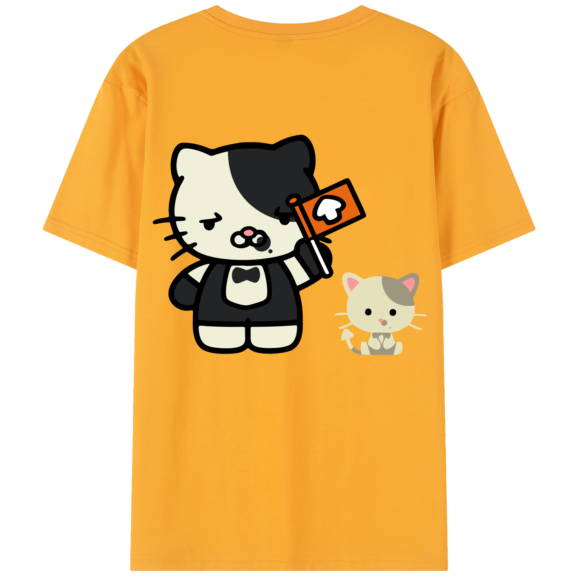 （画像用） Hello Kitty ハローキティ レディース半袖Tシャツ(バックプリント)