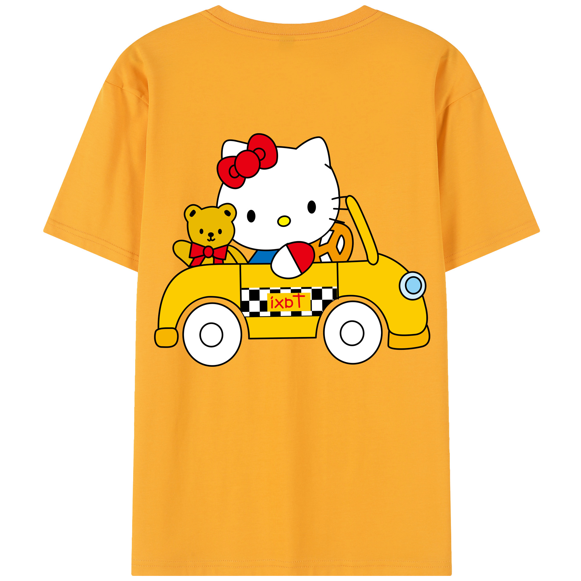 （画像用） Hello Kitty ハローキティ レディース半袖Tシャツ(バックプリント)